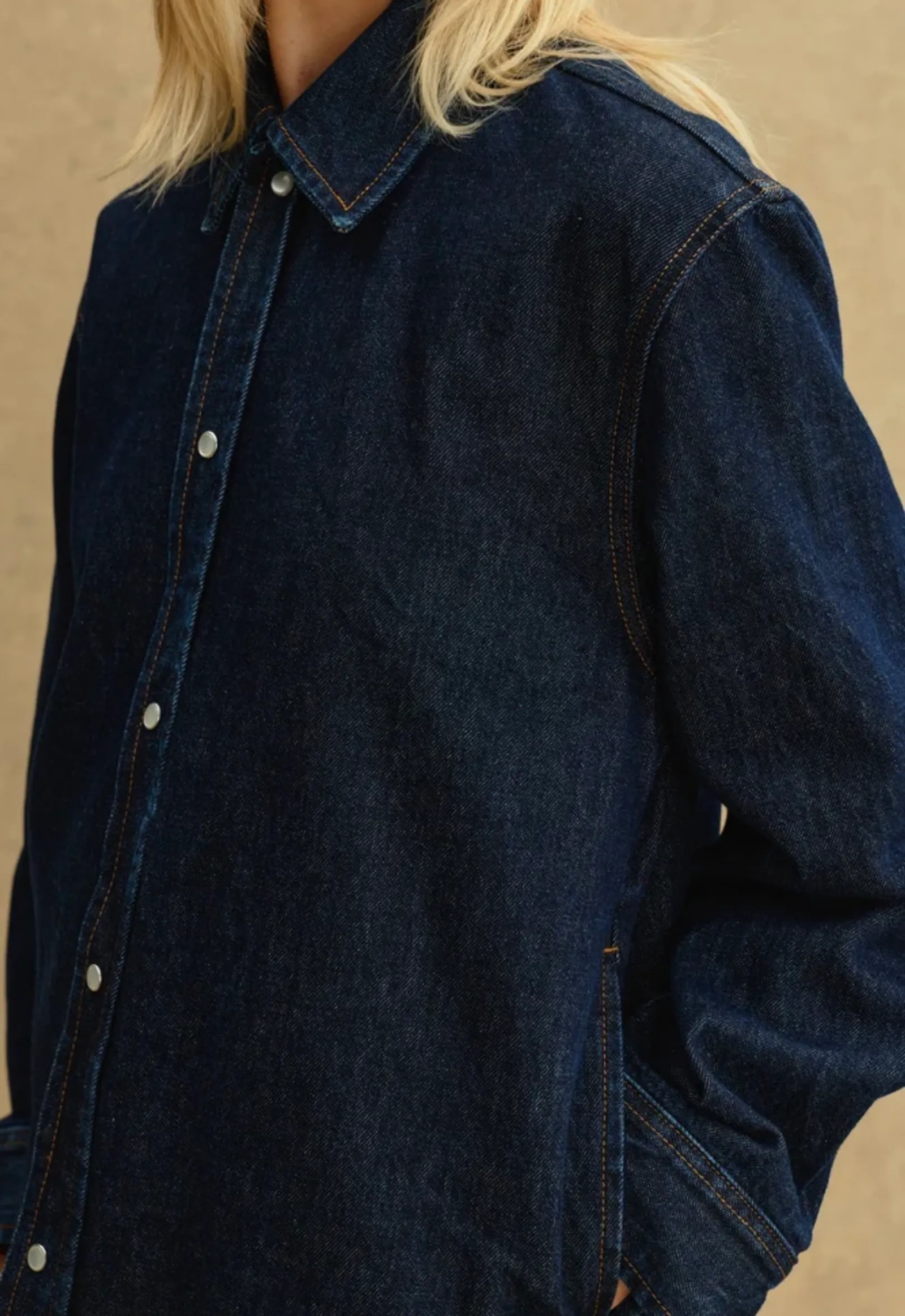 A Day's March Penny Denim Raw Blue-jacka NWOT - Image 2