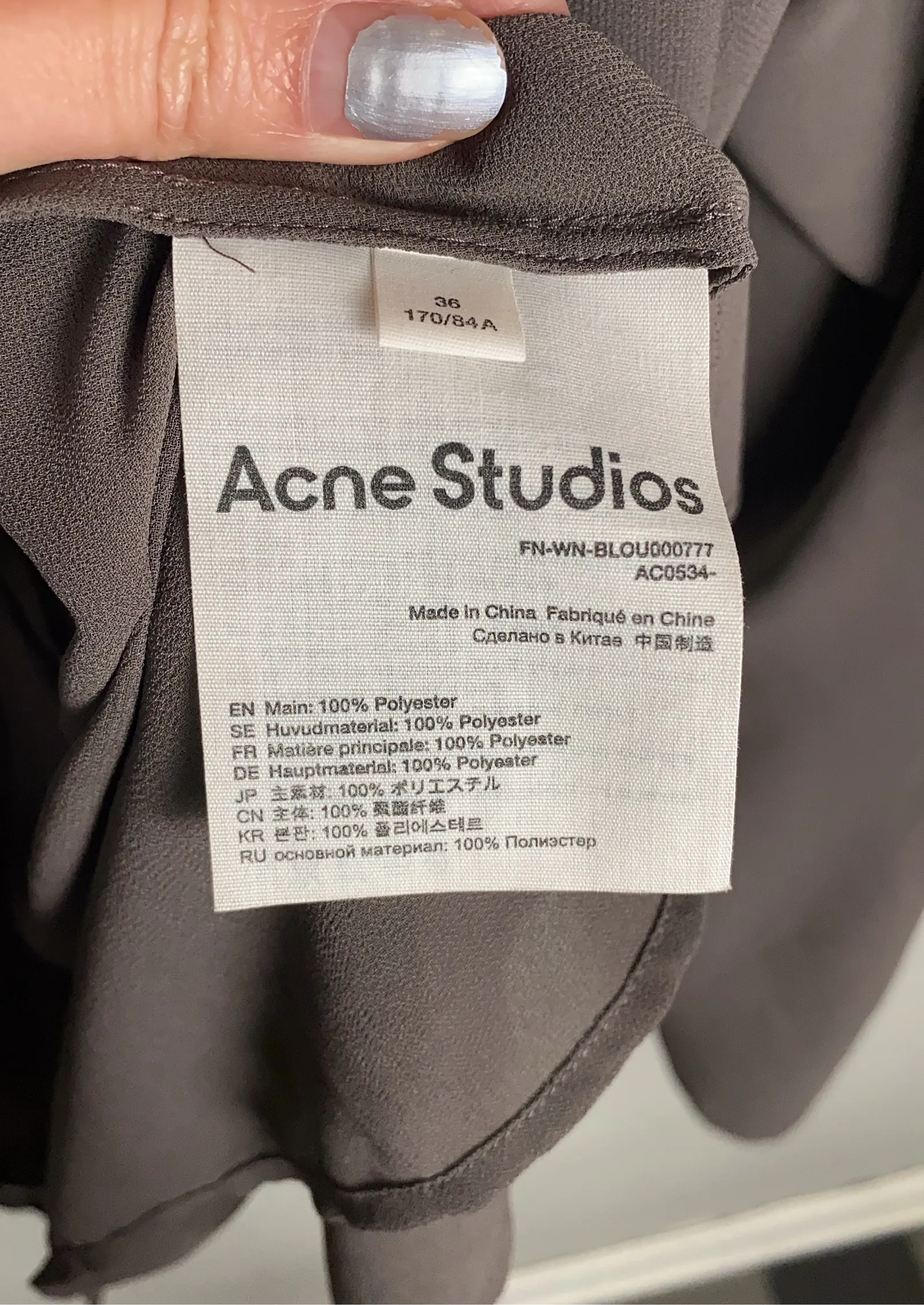 Acne Studios-blus - Image 3