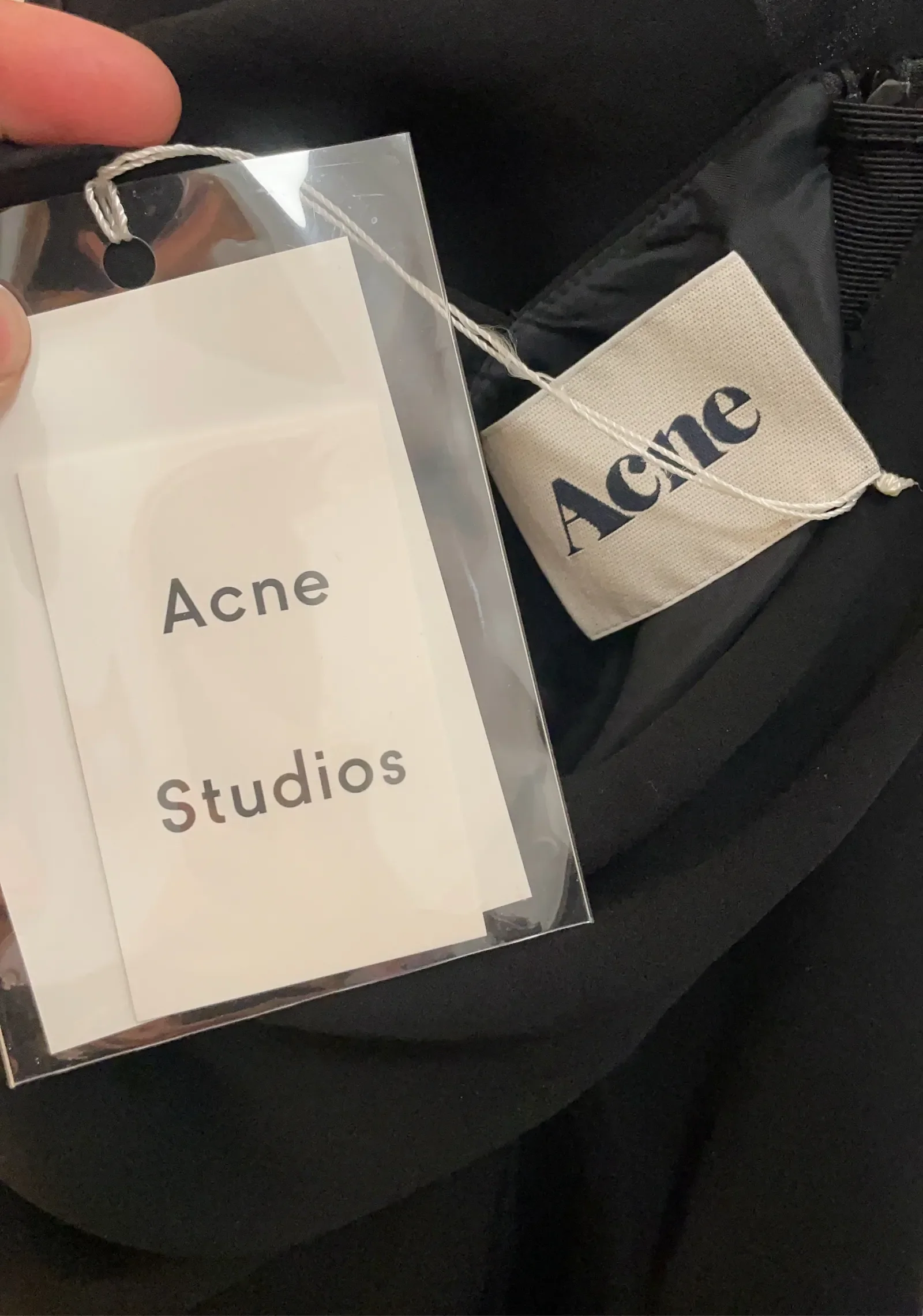 Acne Studios Elaine Crepe-klänning NWT - Image 3