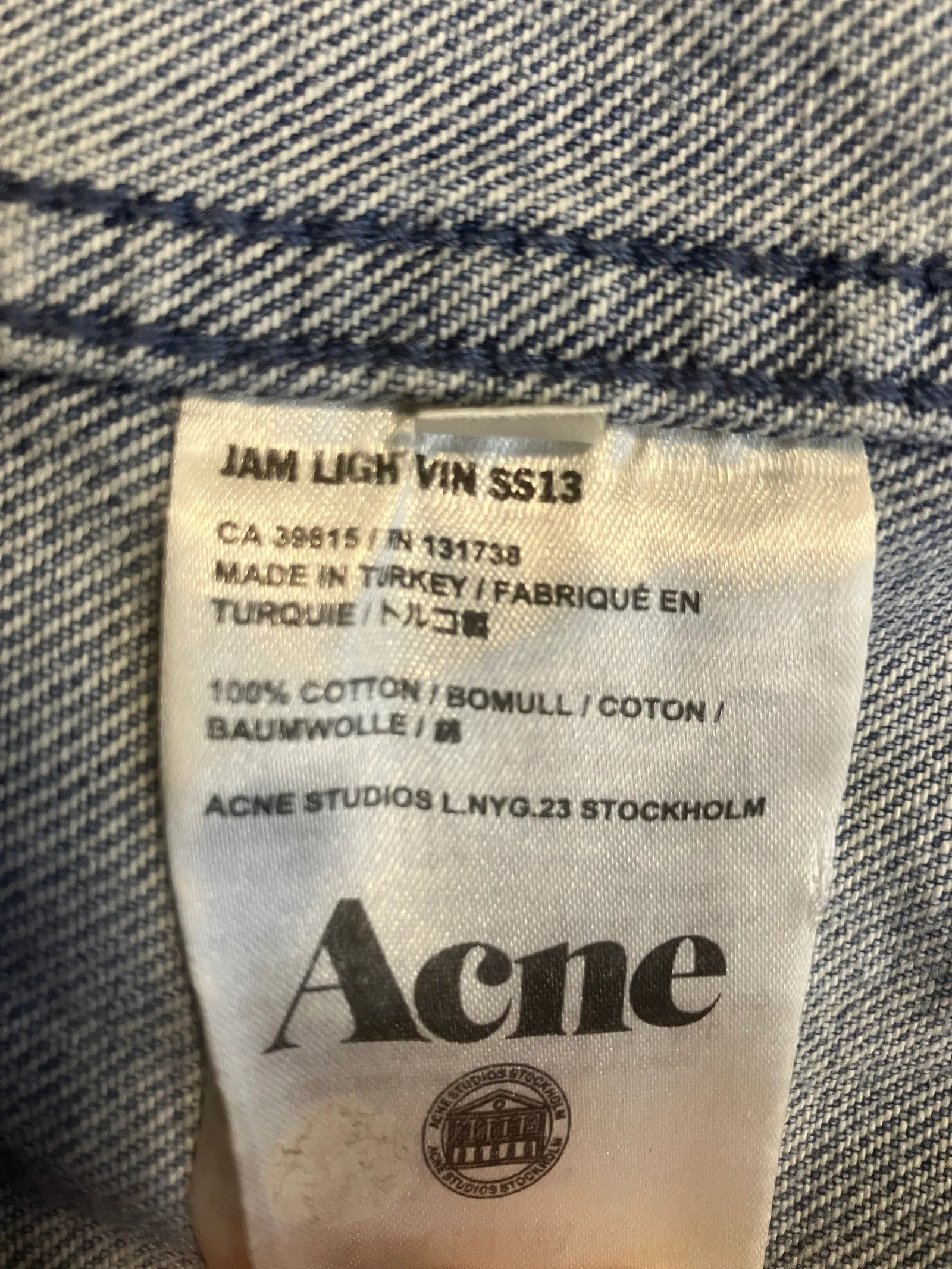 Acne Studios Jam Light Vintage-jacka - Image 2
