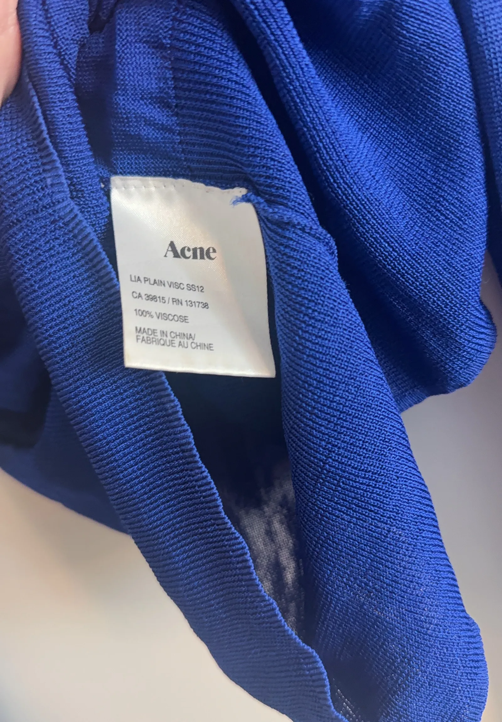 Acne Studios Lia Plain Visc-tröja - Image 3