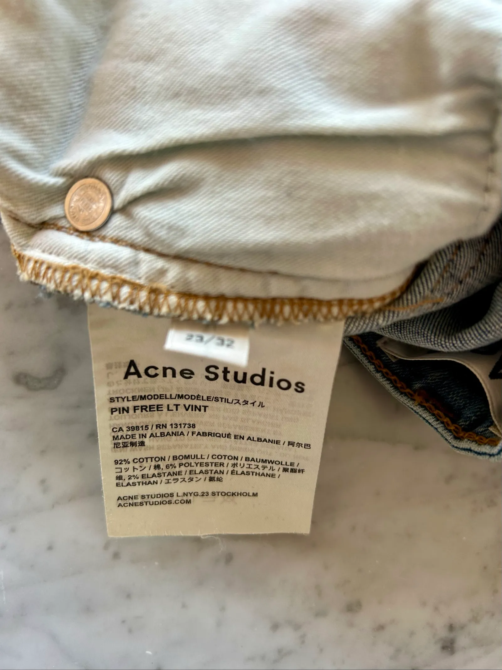 Acne Studios Pin Fresh-jeans - Image 3