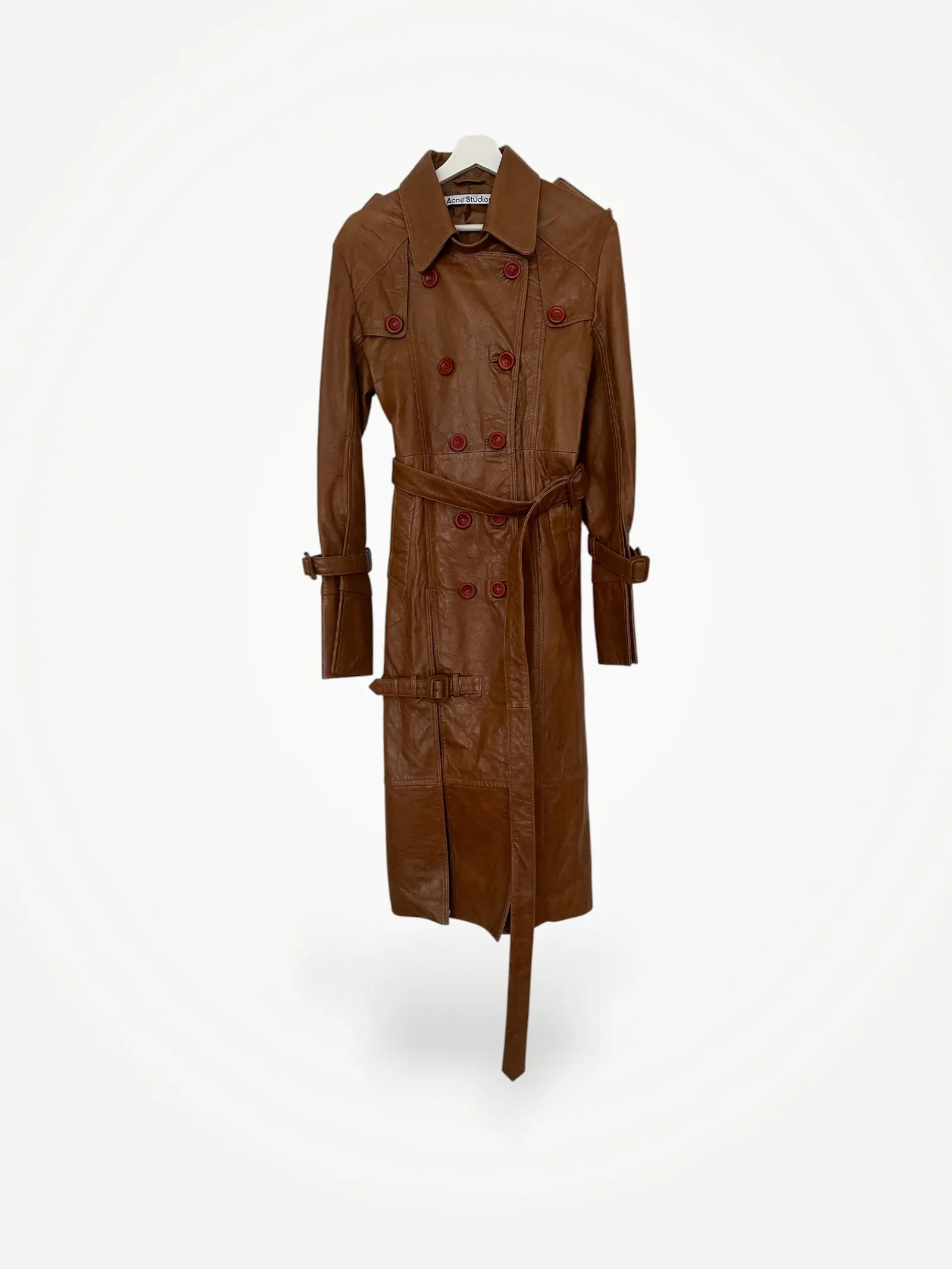 Acne Studios-skinntrenchcoat NWOT
