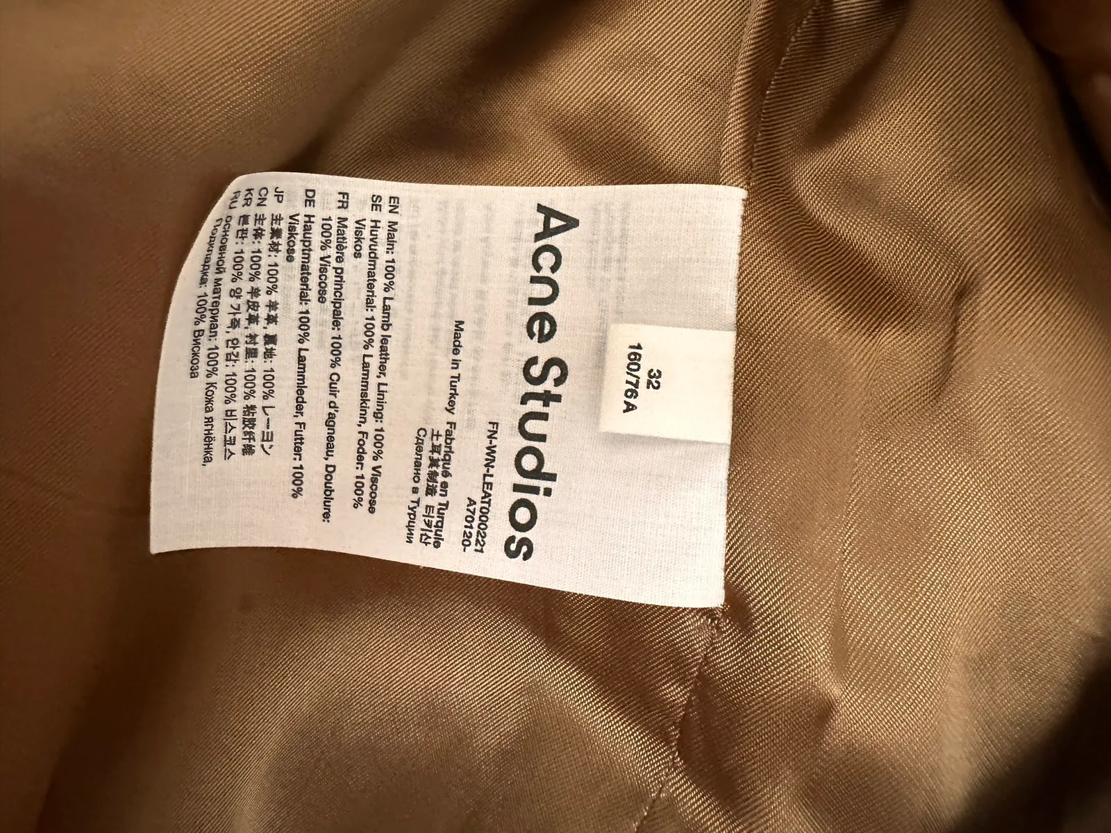 Acne Studios-skinntrenchcoat NWOT - Image 4