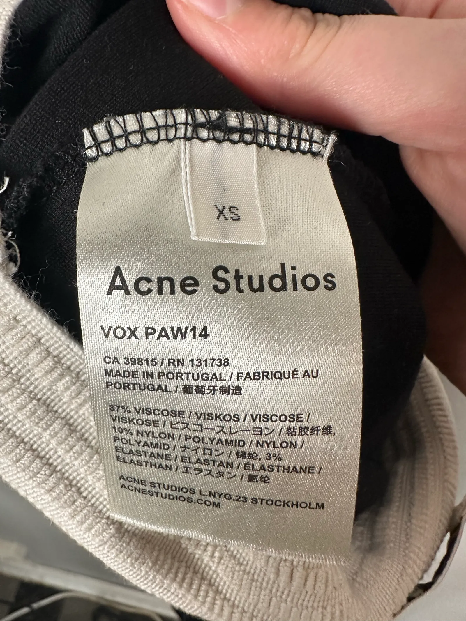 Acne Studios Vox Paw14-kjol - Image 3