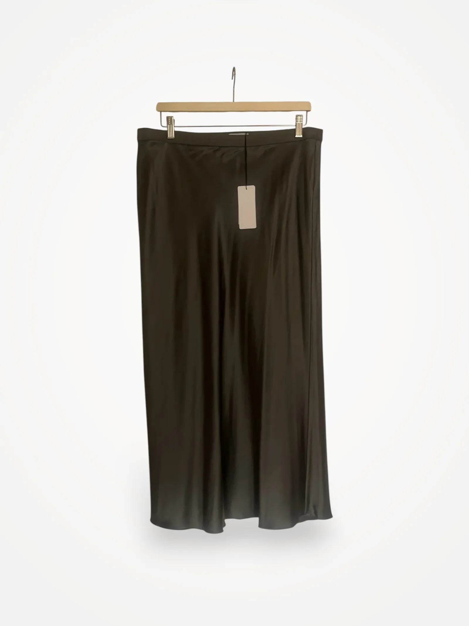 Ahlvar Gallery Hana Satin-sidenkjol NWT