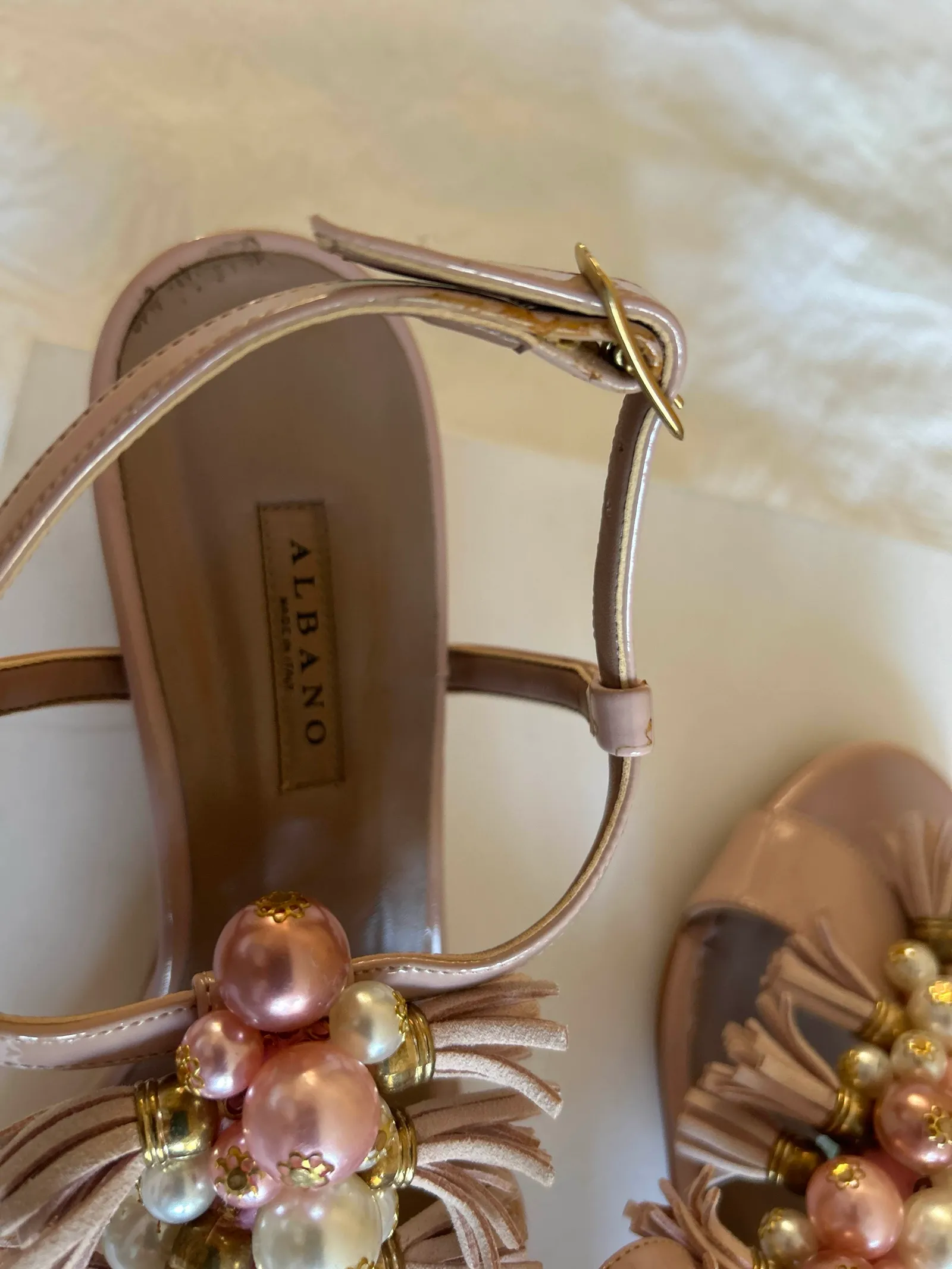 Albano-skinnsandaler - Image 2