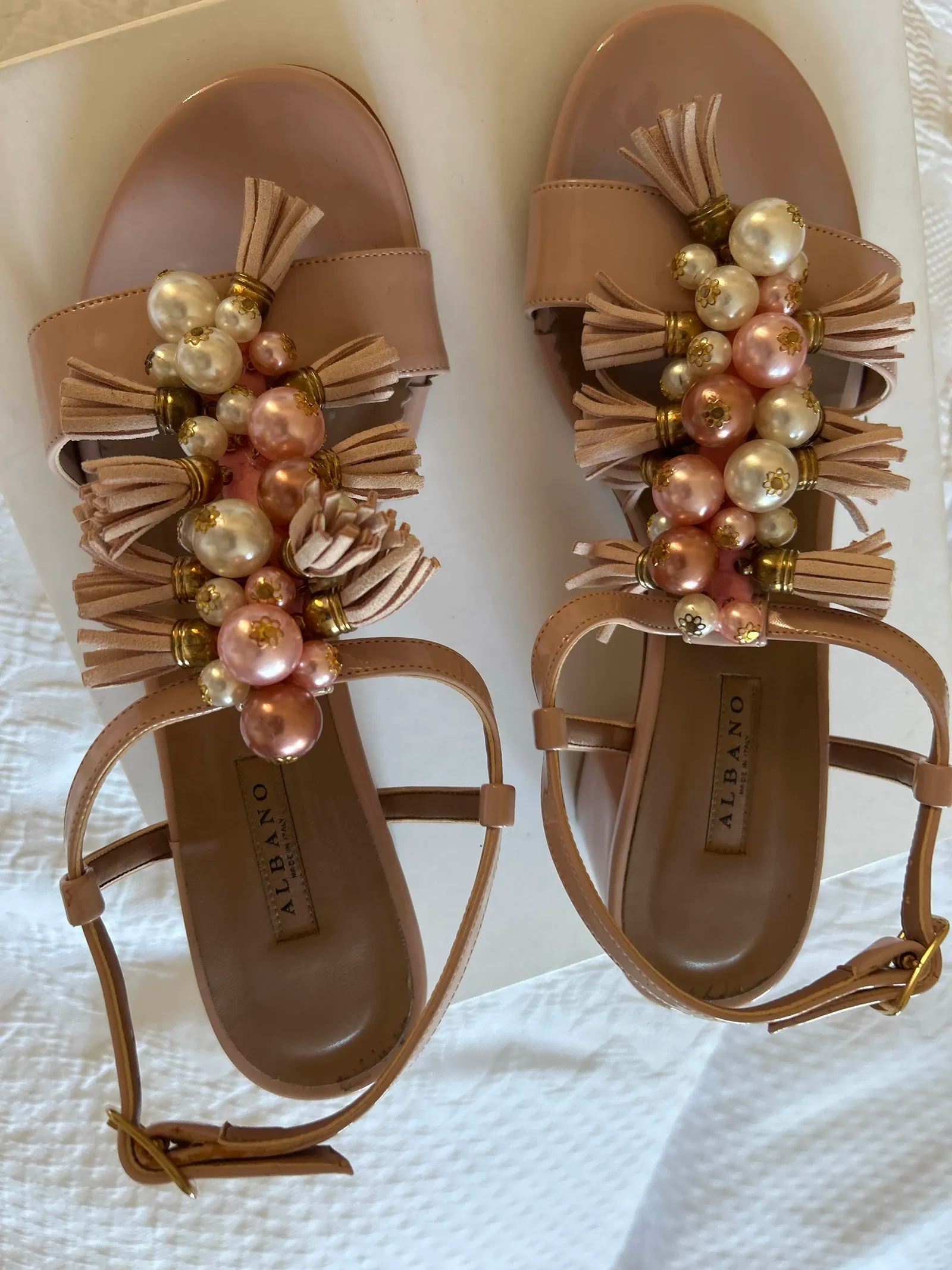 Albano-skinnsandaler - Image 4