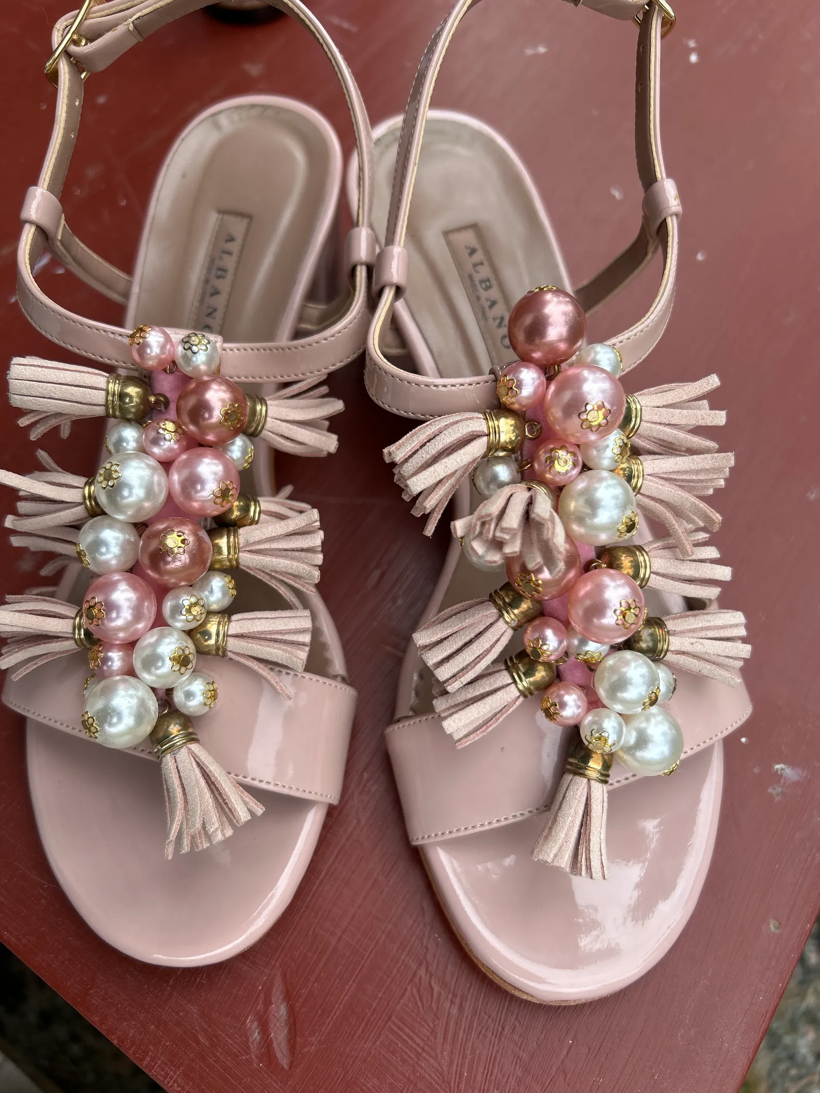 Albano-skinnsandaler - Image 7