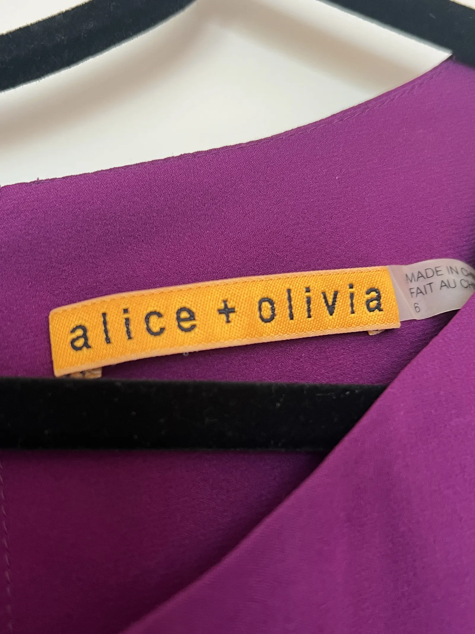 Alice & Olivia-sidenklänning NWOT - Image 2
