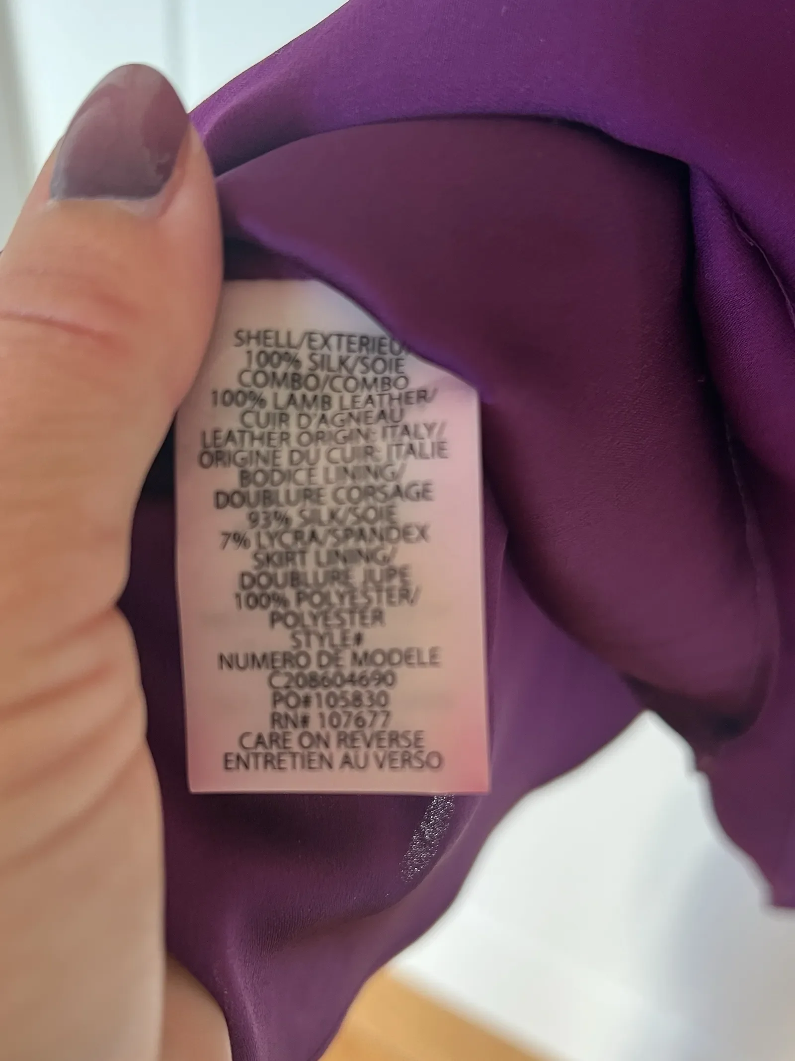 Alice & Olivia-sidenklänning NWOT - Image 3