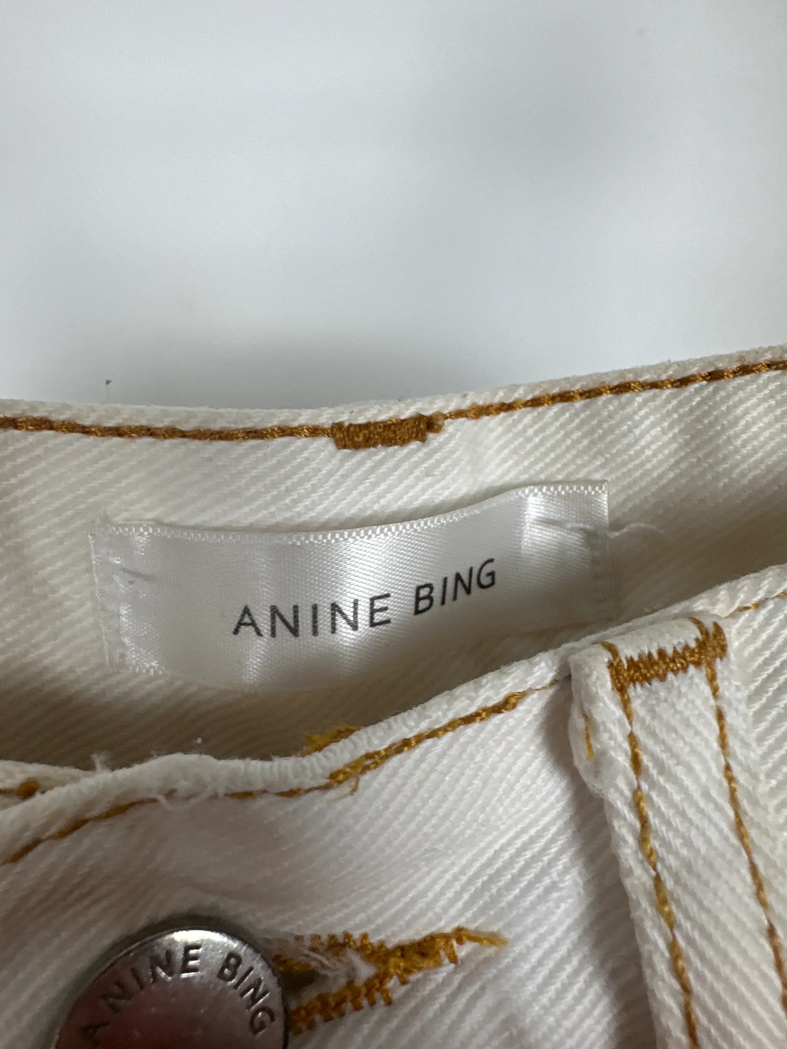 Anine Bing Constrast Stitch-jeans - Image 3