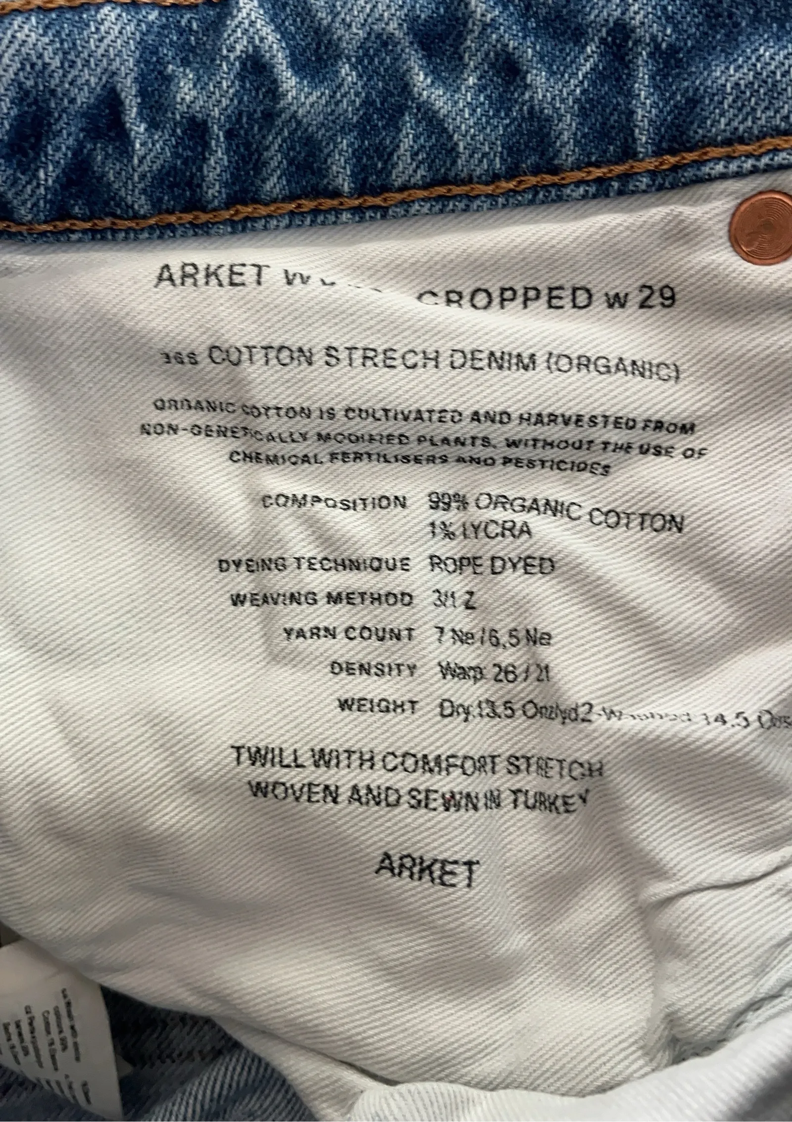 Arket W003 Cropped-jeans - Image 3