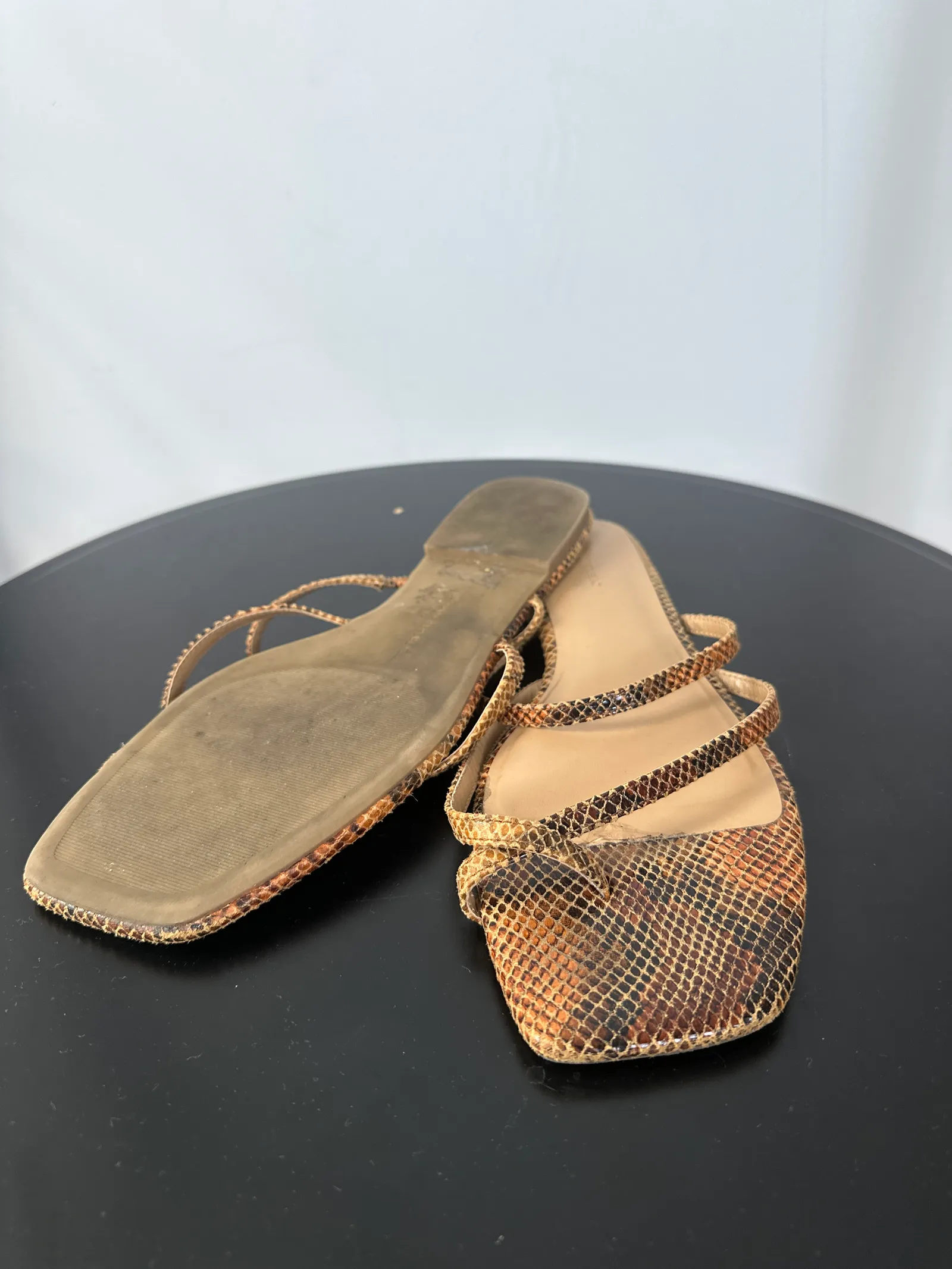 Banana Republic-skinnsandaler - Image 4