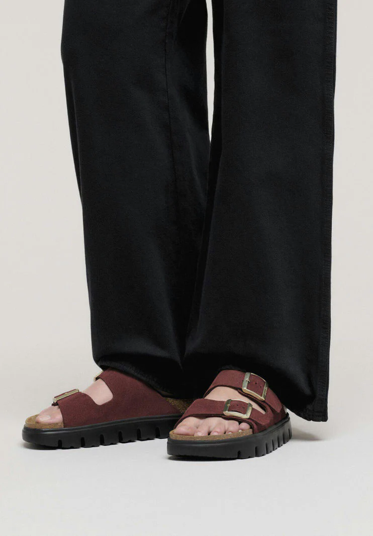 Birkenstock Arizona Pap Chunky-skinnsandaler NWT