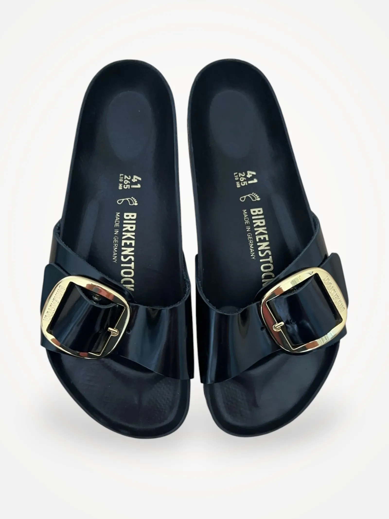 Birkenstock Madrid Big Buckle-skinnsandaler