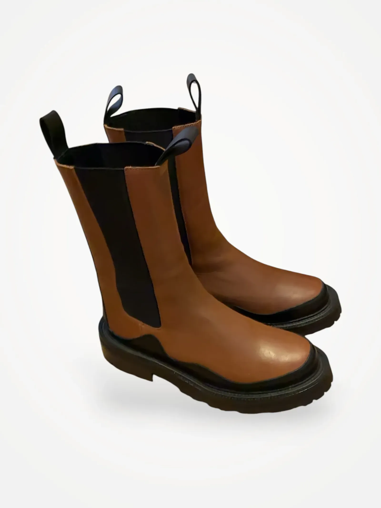 Blankens-skinnboots NWOT
