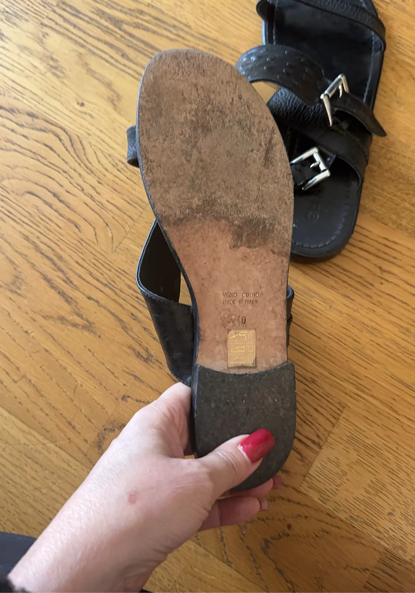 Blankens-skinnsandaler - Image 4