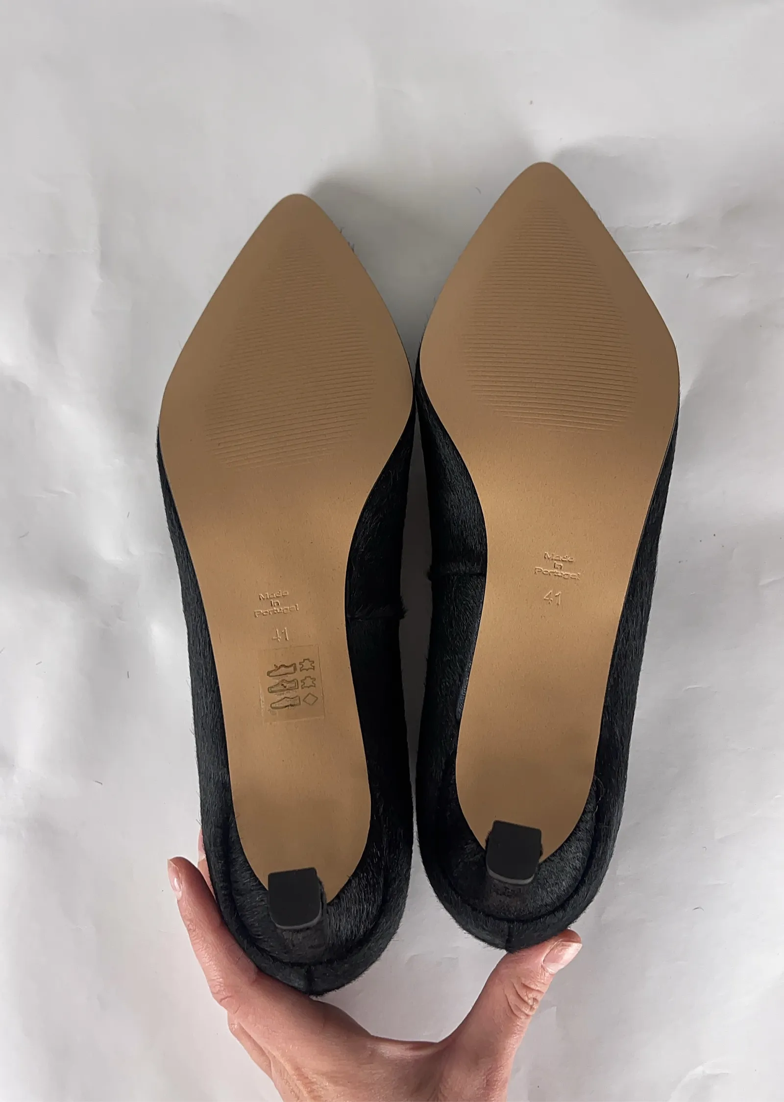 Blankens The Colfax Fur-skinnklackar NWT - Image 5