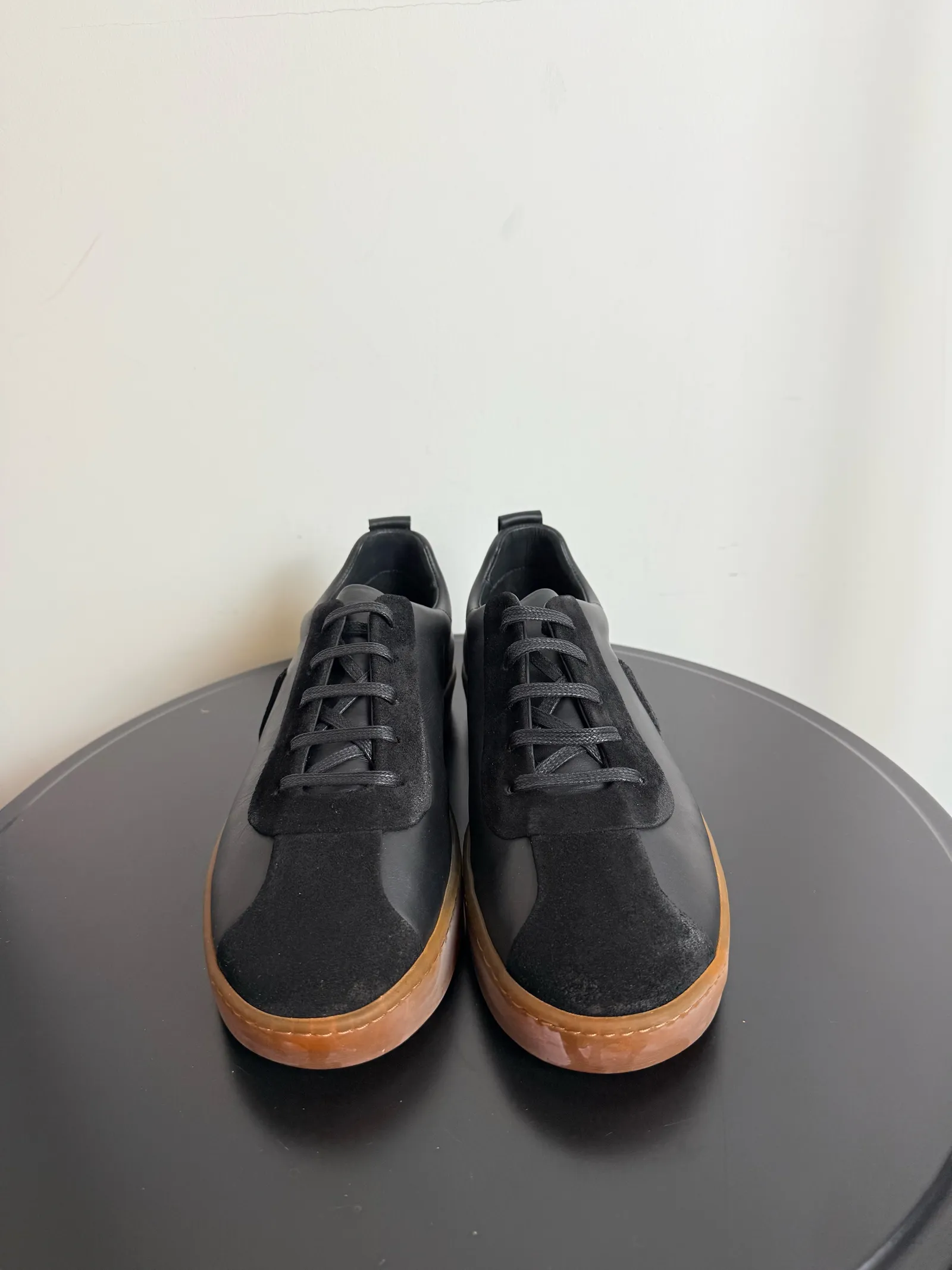 Blankens The Elin Black-skinnsneakers NWOT - Image 3