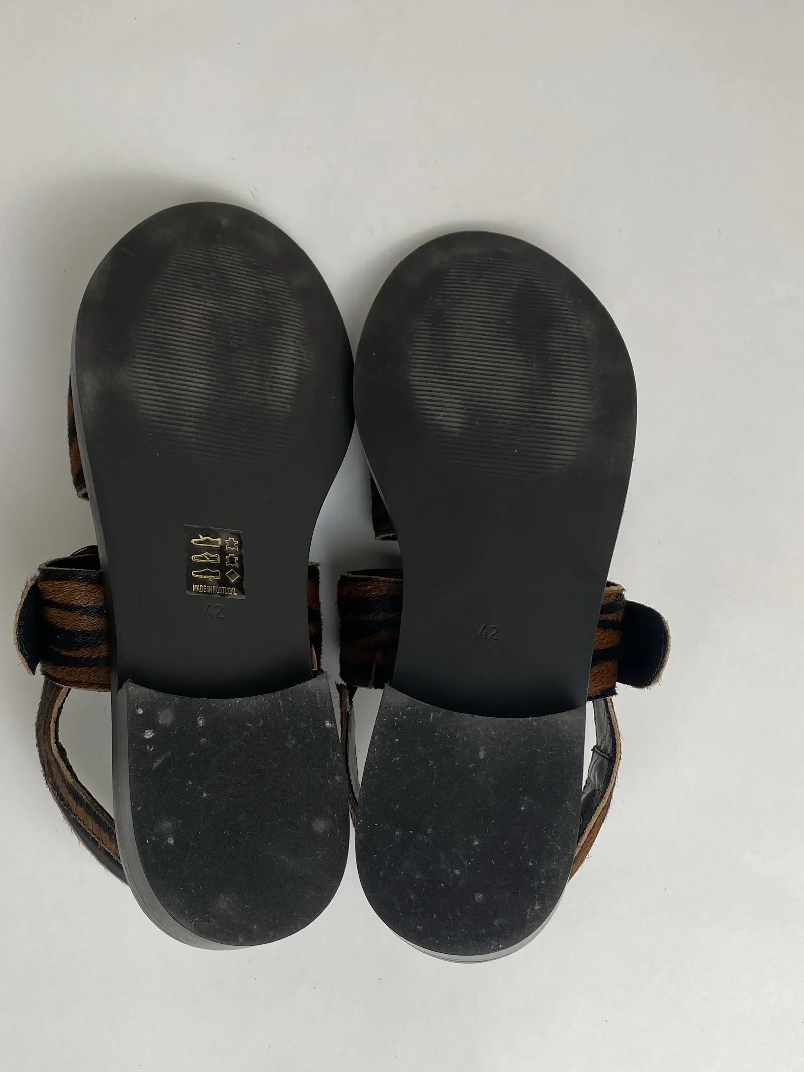 Blankens The Palermo Rust Zebra Sandals - Image 5