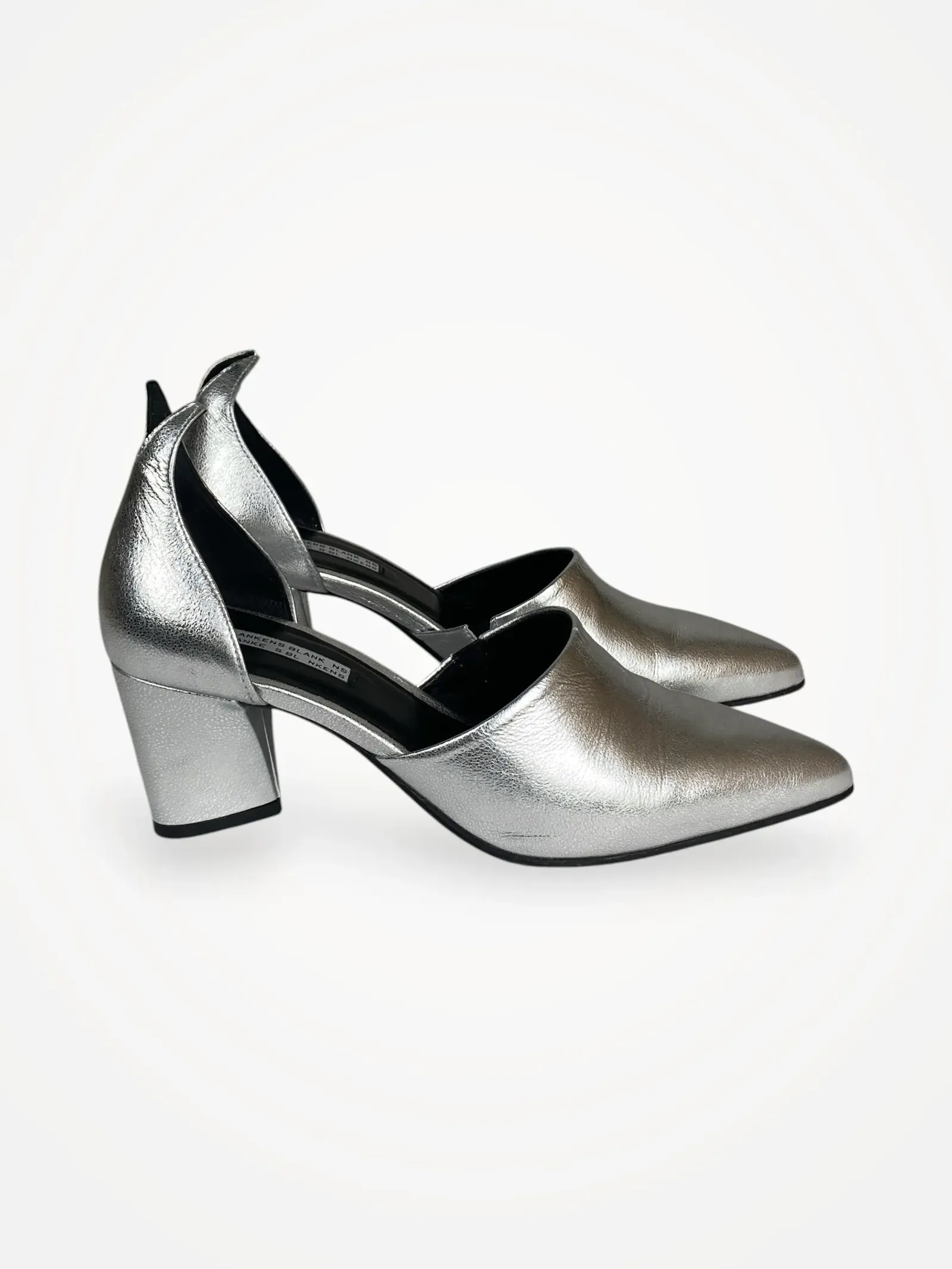 Blankens The Riverside Silver-skinnklackar NWOT - Image 2