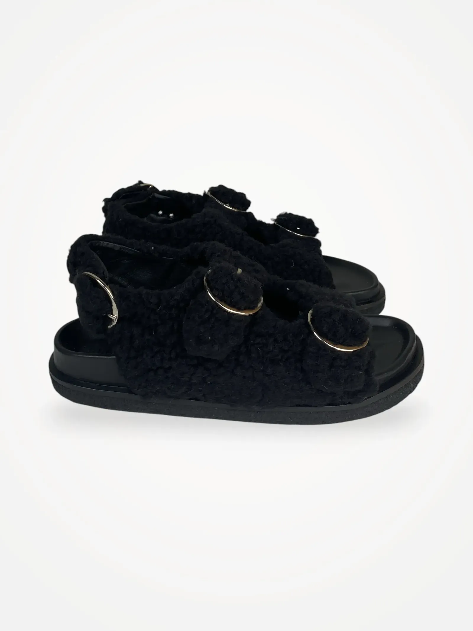 Blankens The Sanremo Shearling Sandals - Image 2