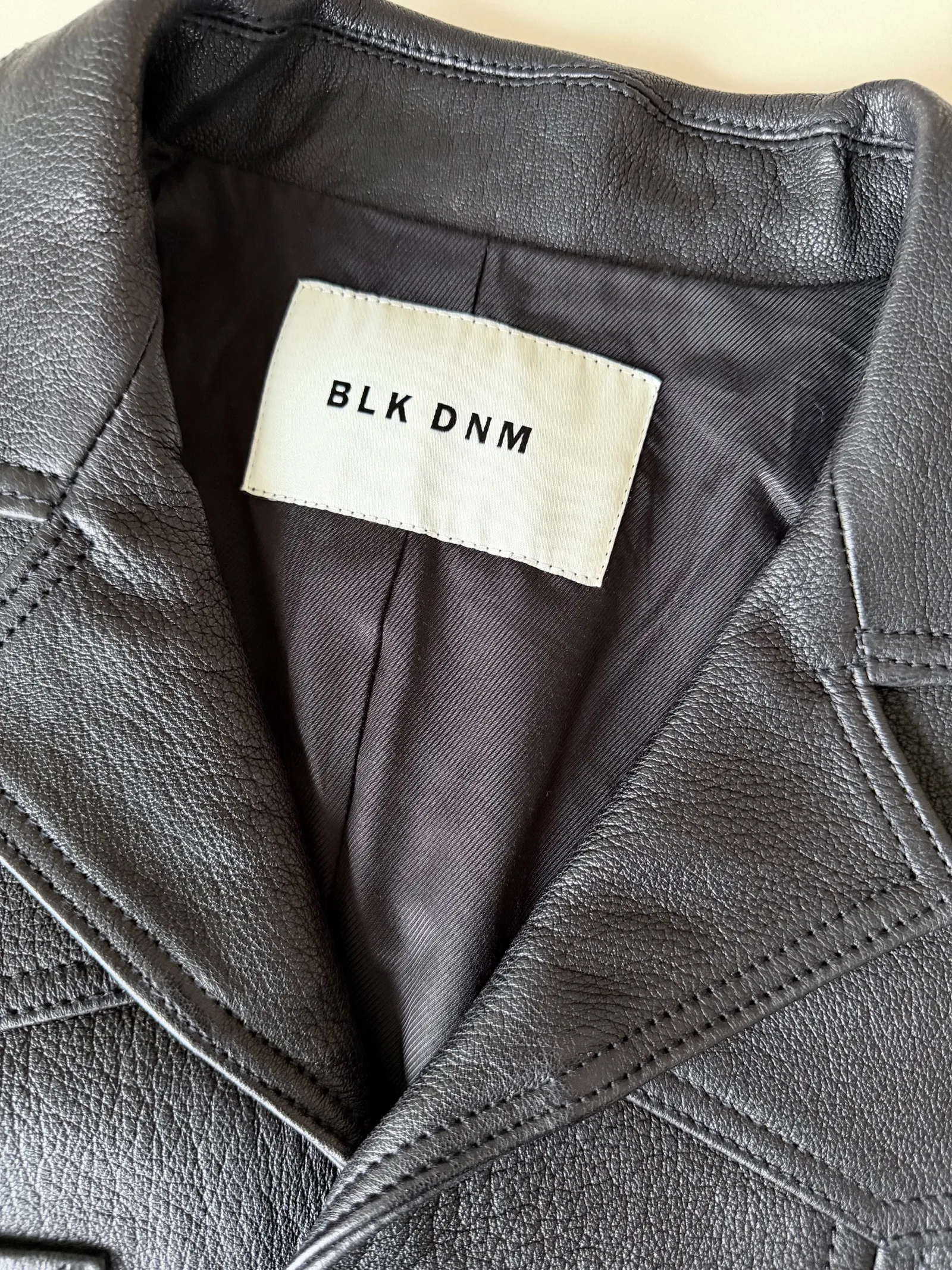 BLK DNM Leather 76-skinnjacka - Image 2