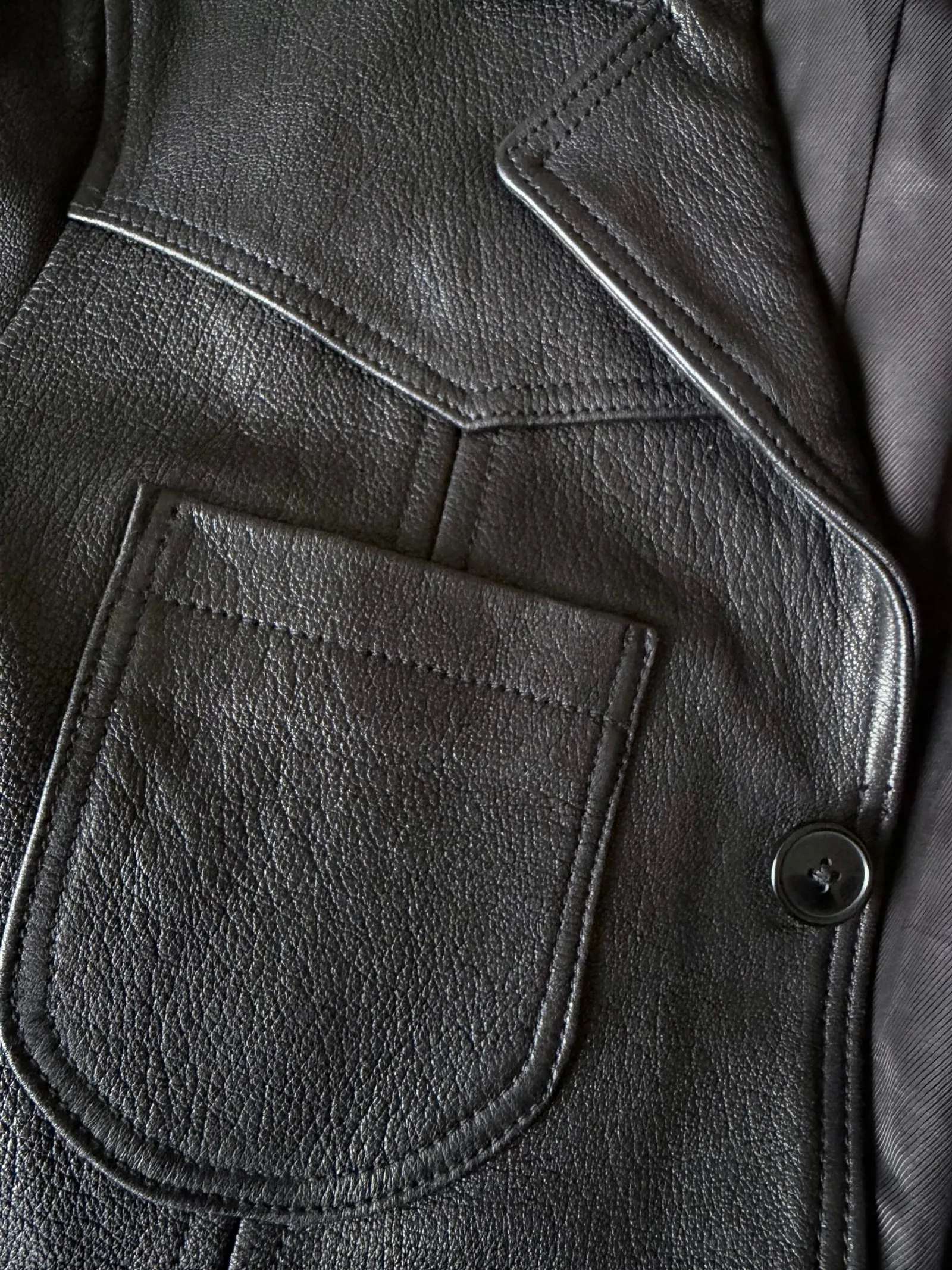 BLK DNM Leather 76-skinnjacka - Image 5