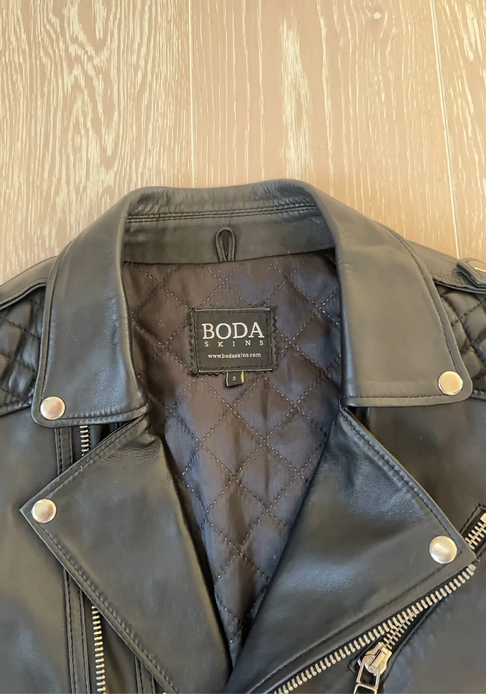 BODA SKINS Bikerjacka-skinnjacka - Image 2