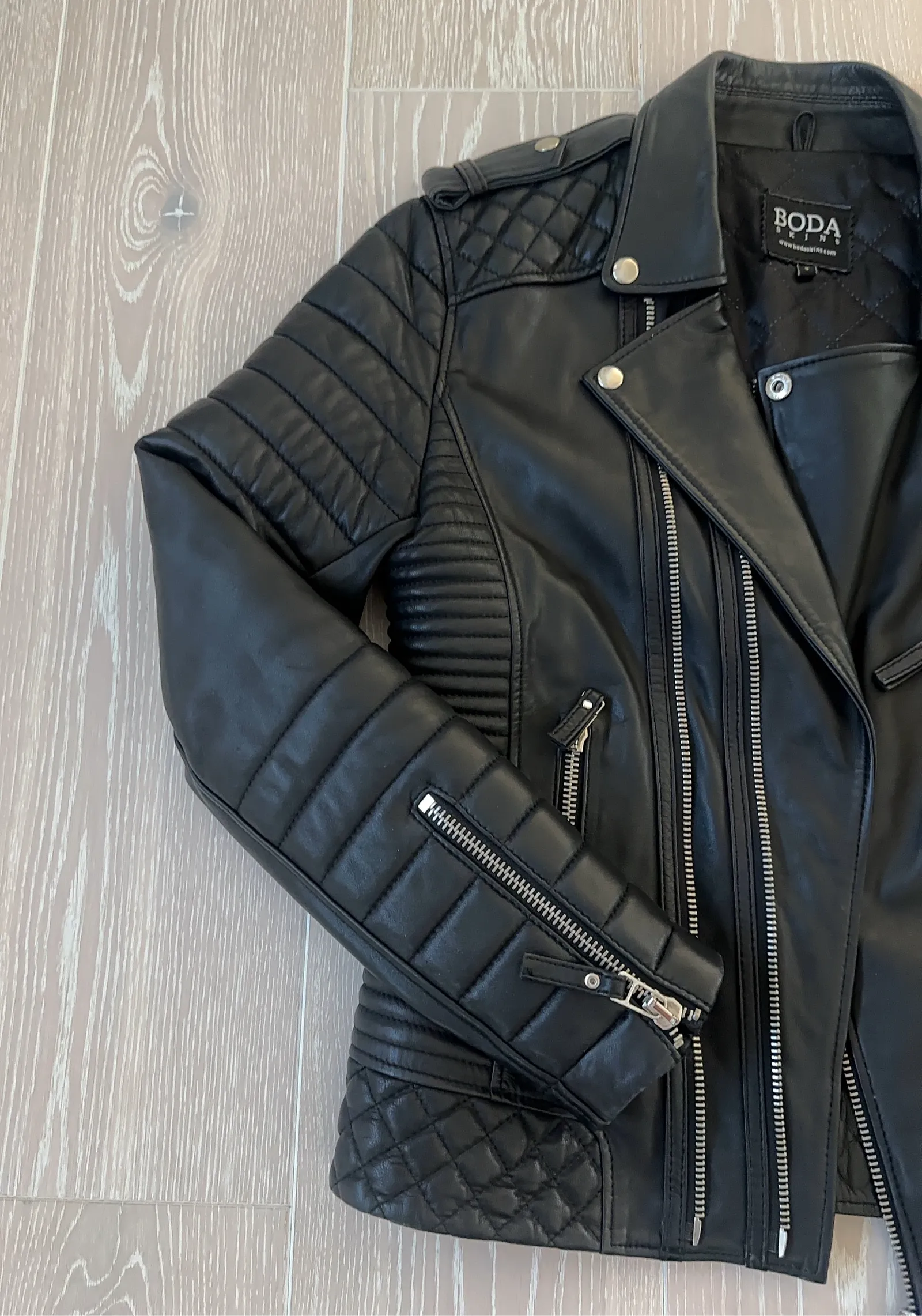 BODA SKINS Bikerjacka-skinnjacka - Image 5
