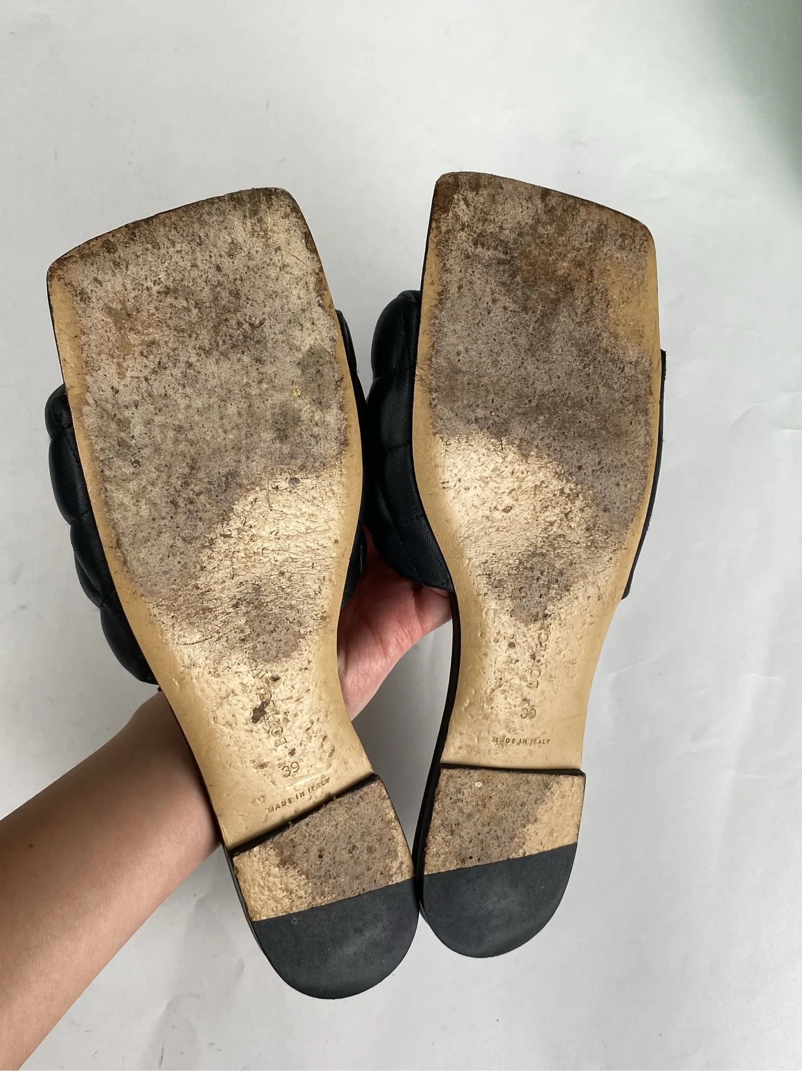 Bottega Veneta-skinnsandaler - Image 4