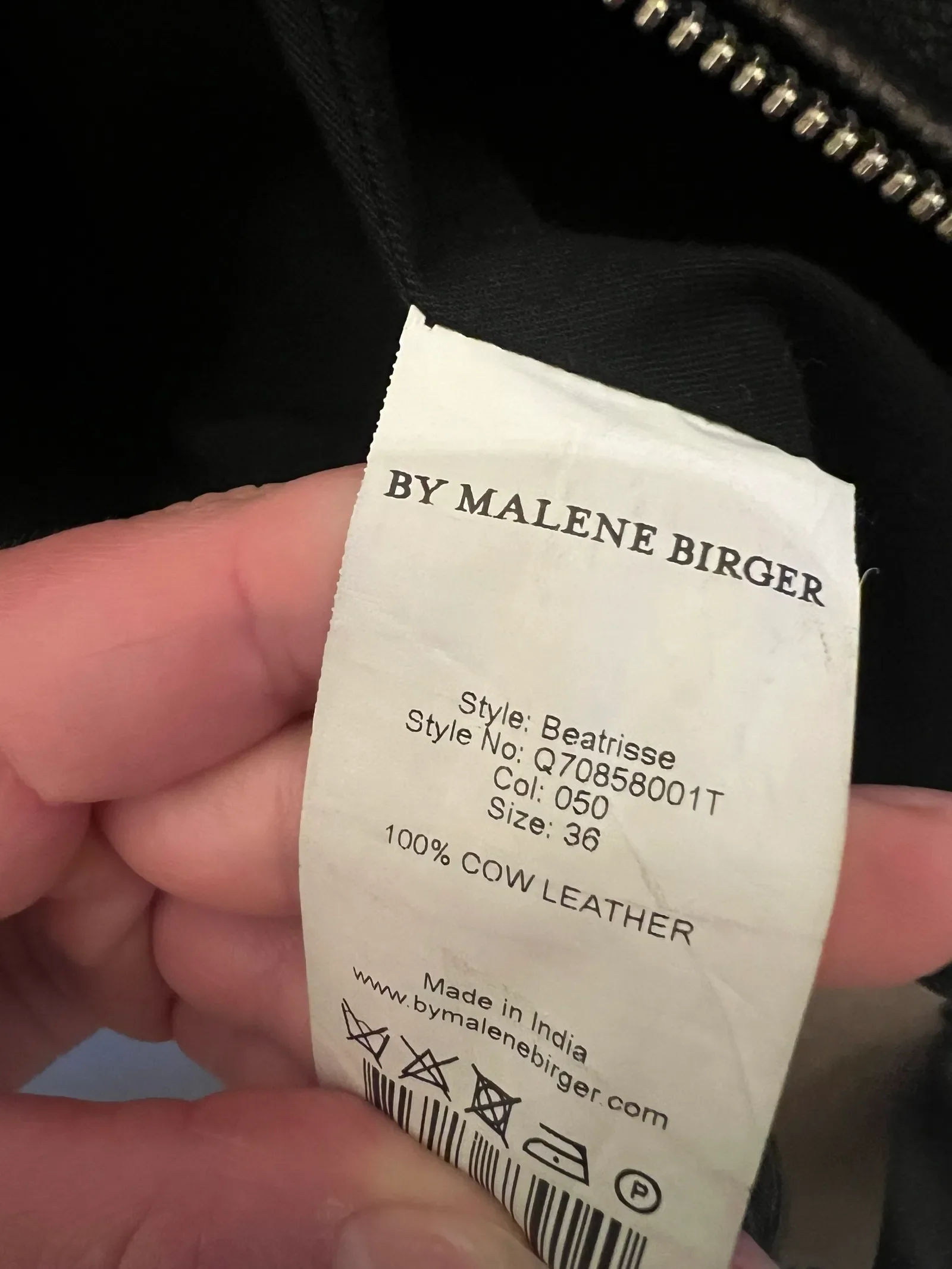 By Malene Birger Beatrisse-skinnjacka NWOT - Image 6