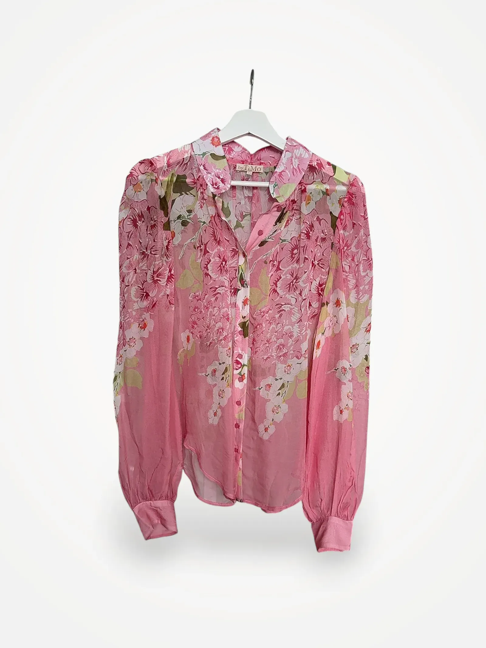 By Timo Organza Cherry Blossom-blus NWOT