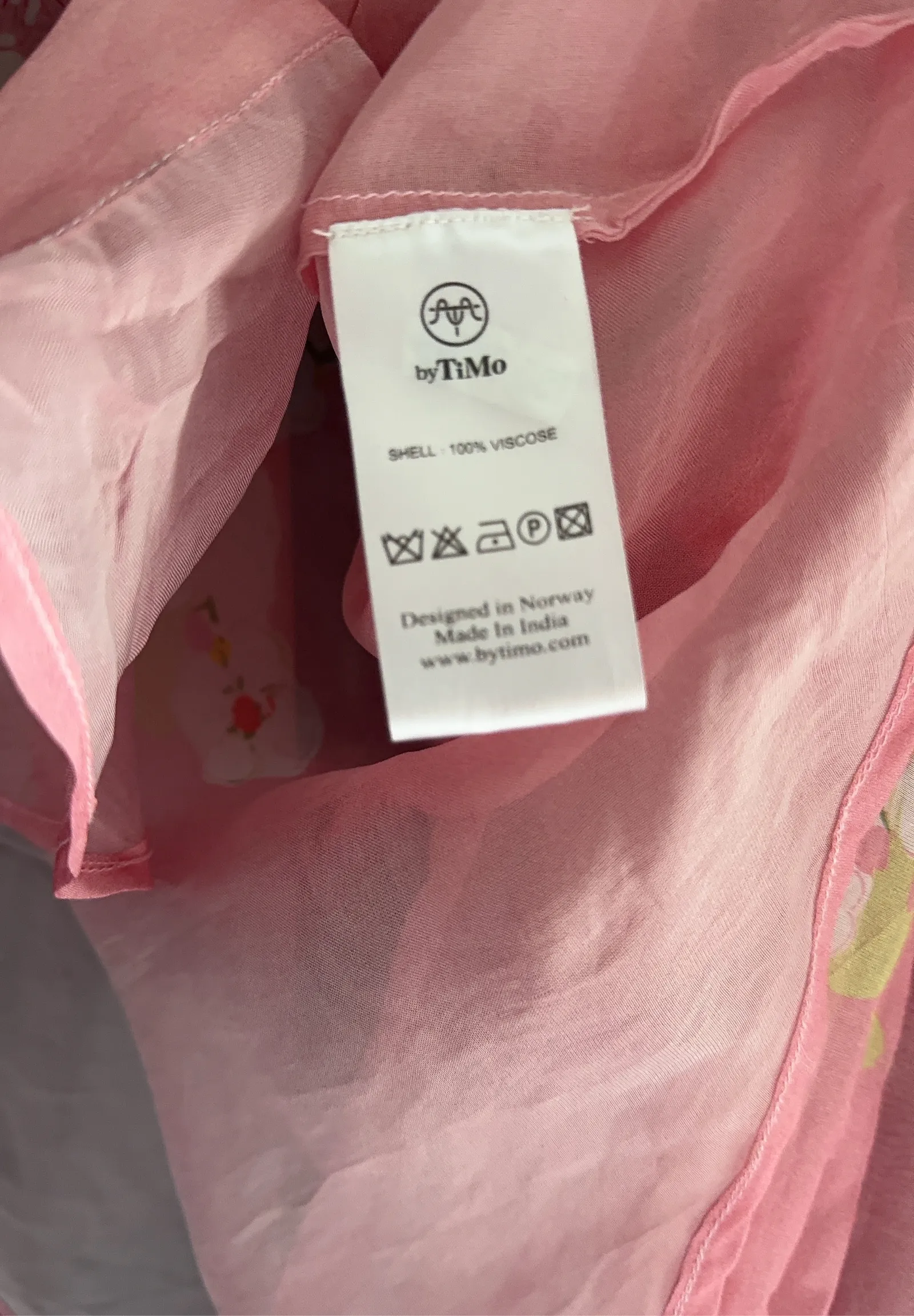 By Timo Organza Cherry Blossom-blus NWOT - Image 3