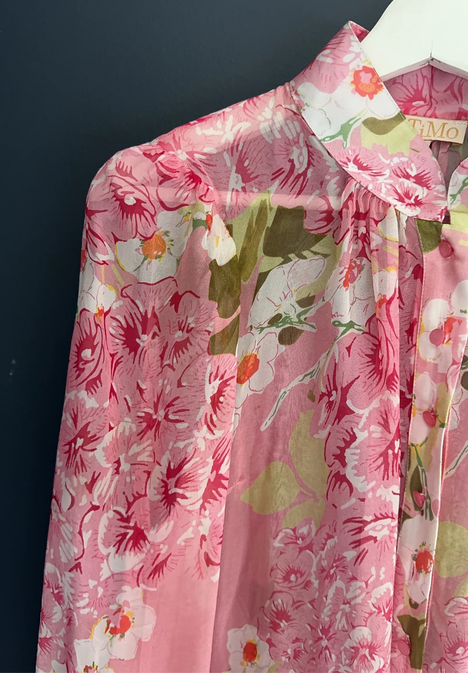 By Timo Organza Cherry Blossom-blus NWOT - Image 6