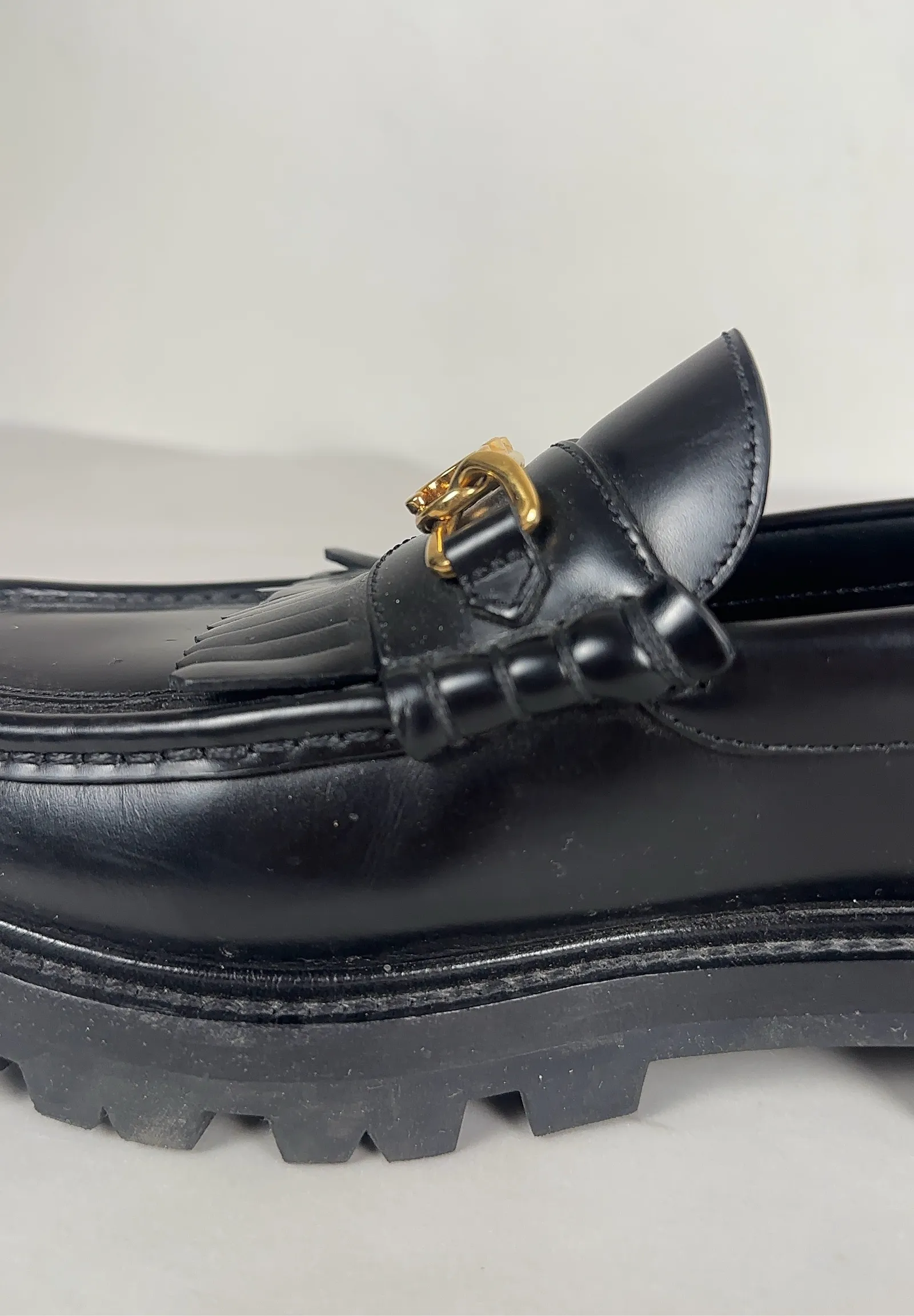 Céline Margaret Loafer Triomphe Chain-skinnloafers - Image 12