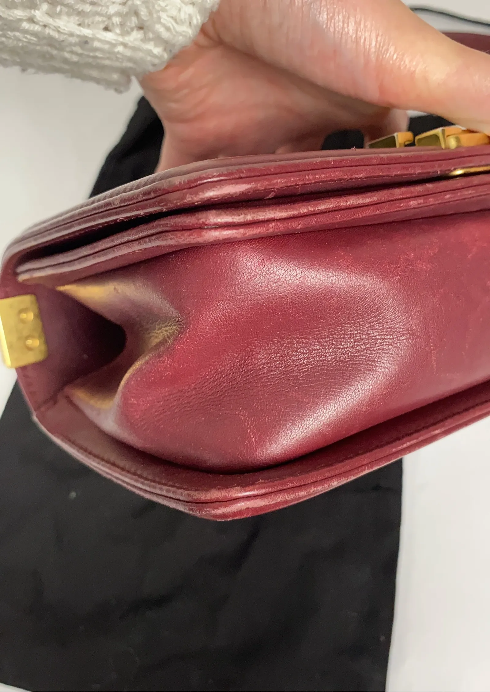 Chanel-skinnaxelremsväska - Image 10