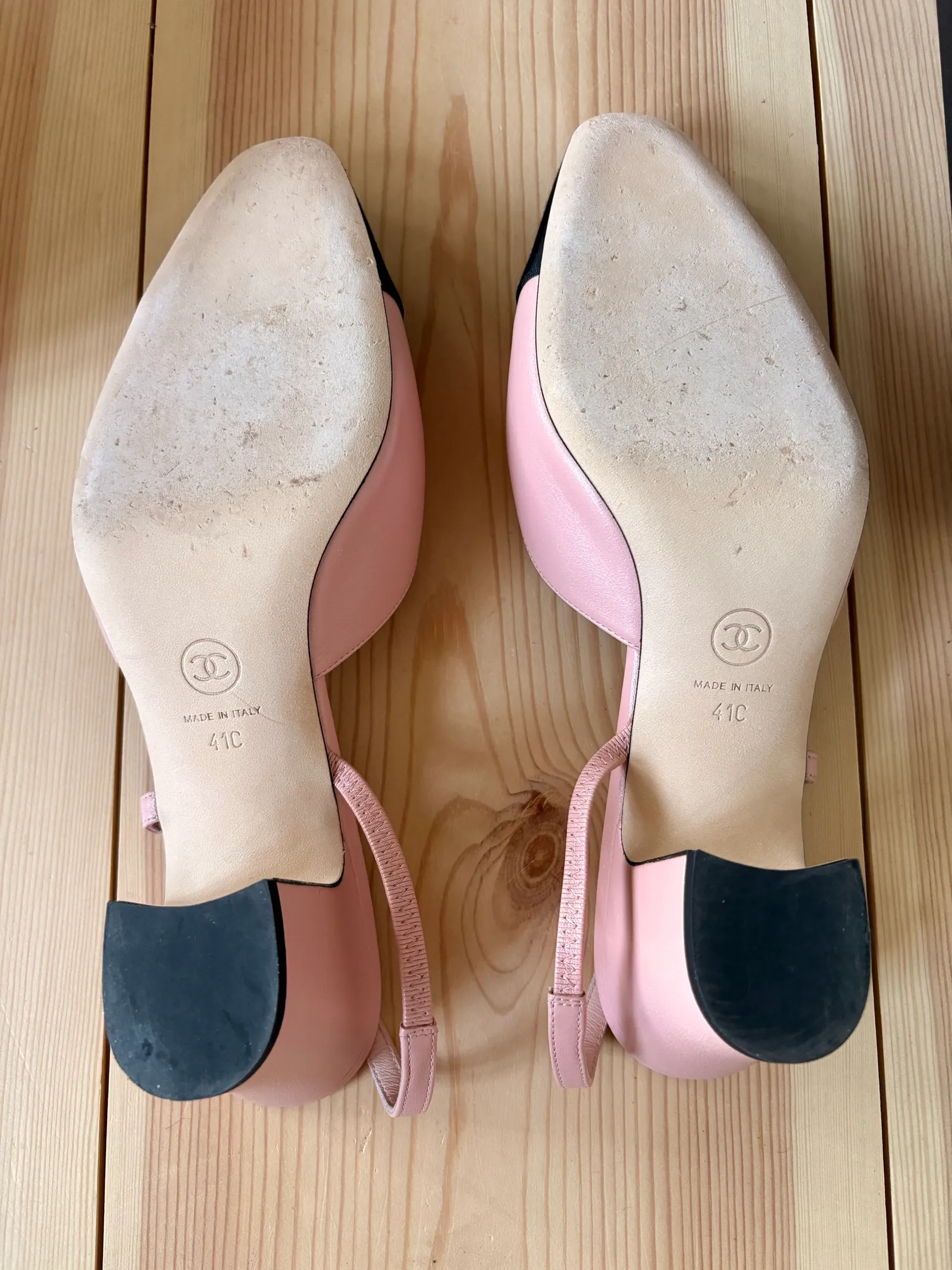 Chanel Slingback-skinnklackar - Image 4
