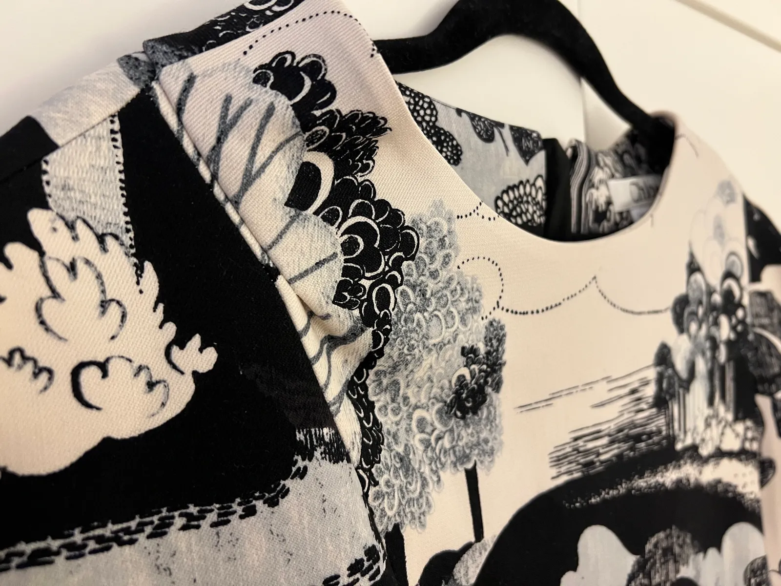 Chloé Chloé – Made In France Grafisk Print-ullklänning - Image 4