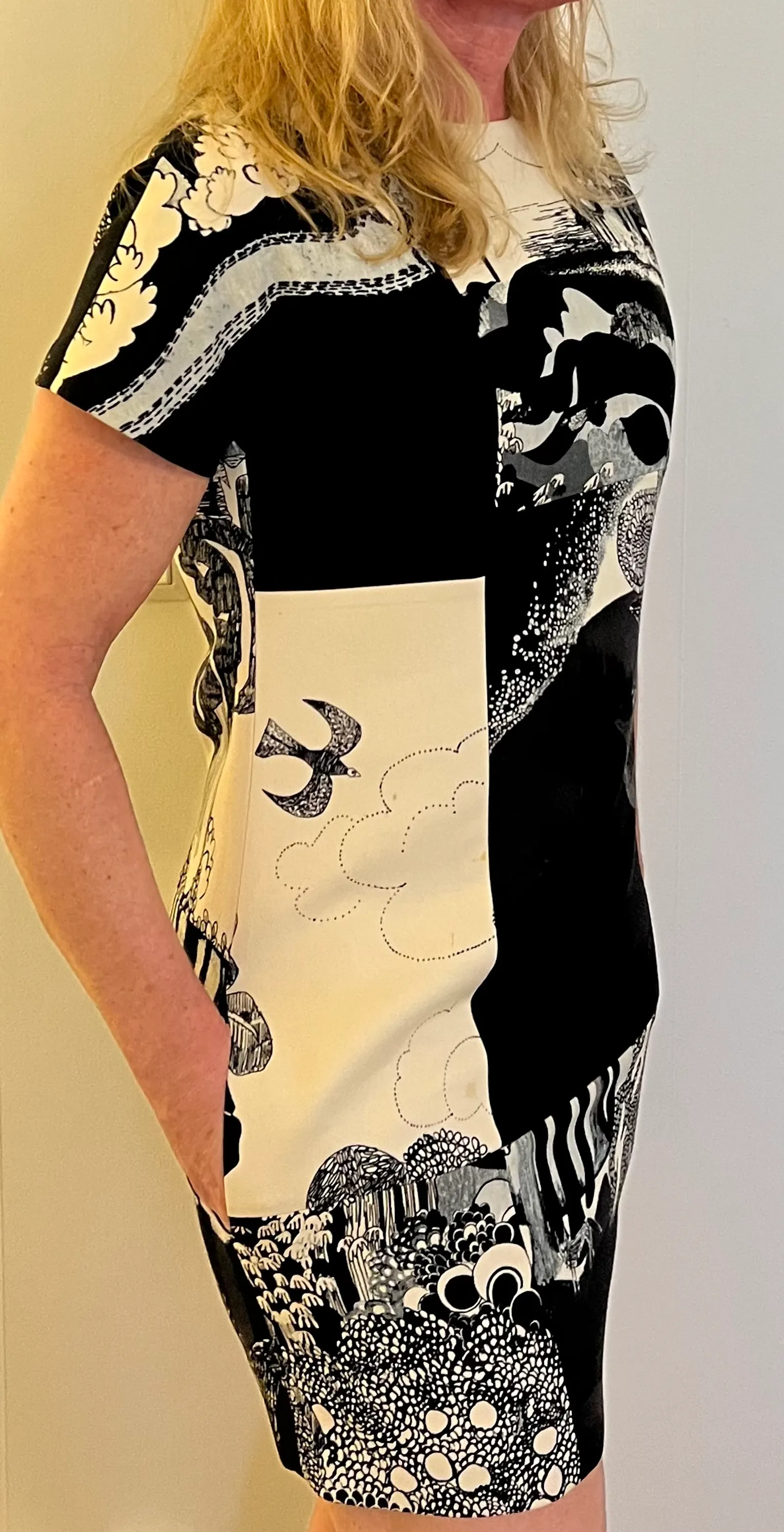 Chloé Chloé – Made In France Grafisk Print-ullklänning - Image 5