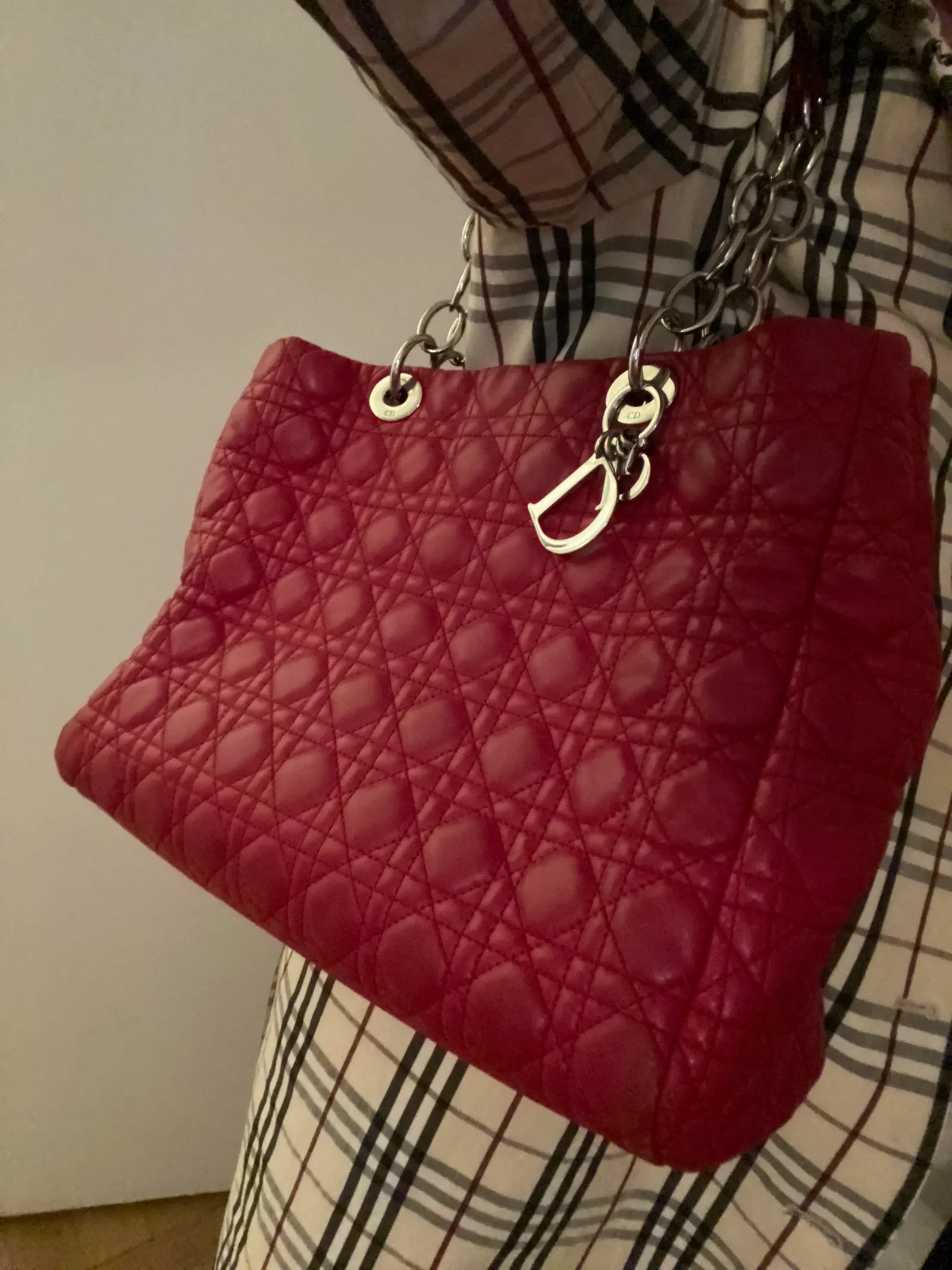 Christian Dior Dior Medium Shopper-skinnhandväska - Image 7