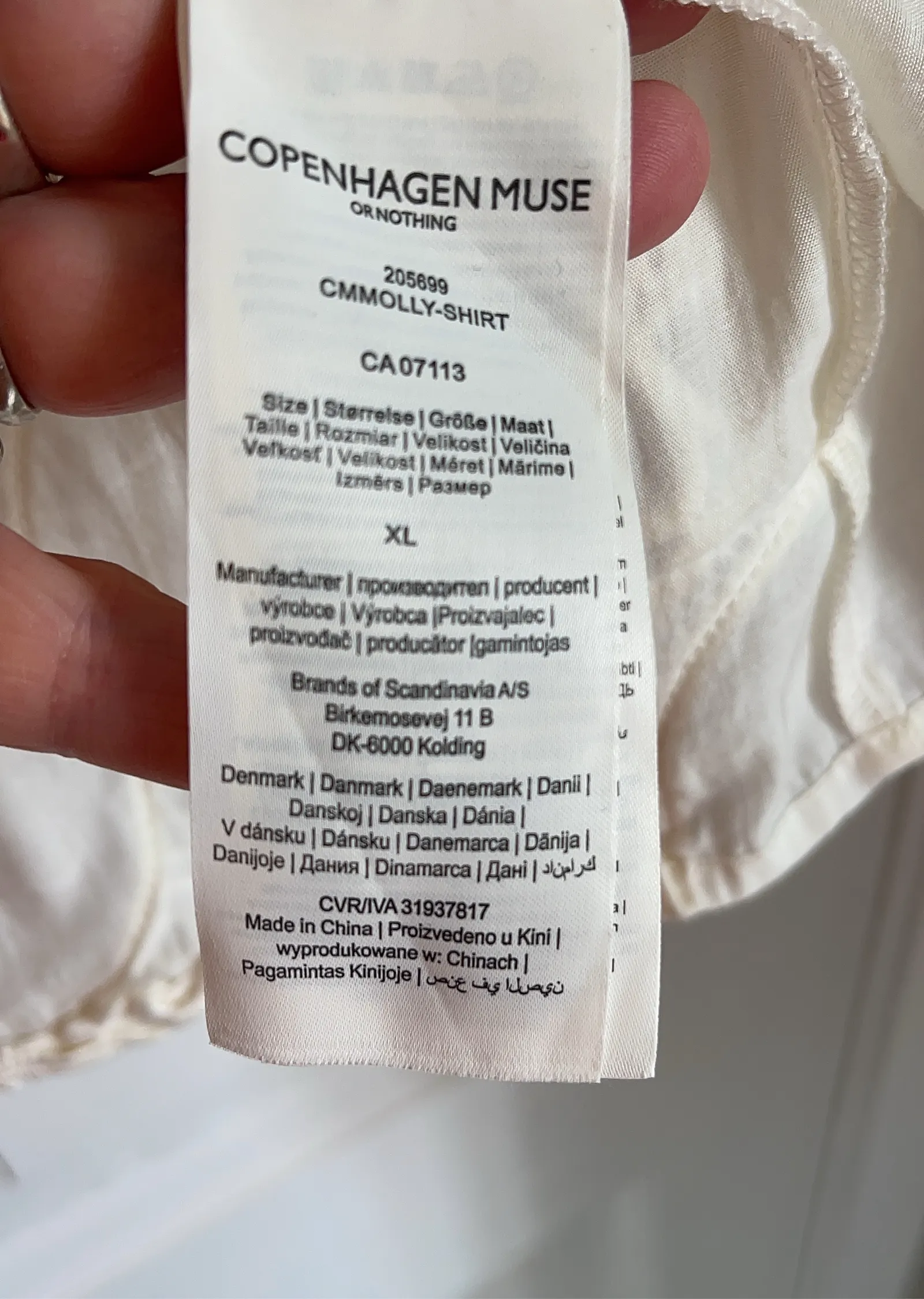 Copenhagen Muse-blus NWOT - Image 3