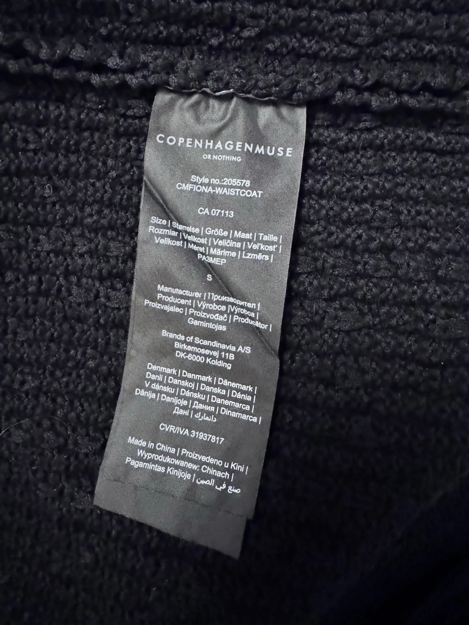 Copenhagen Muse Fiona-väst NWOT - Image 3