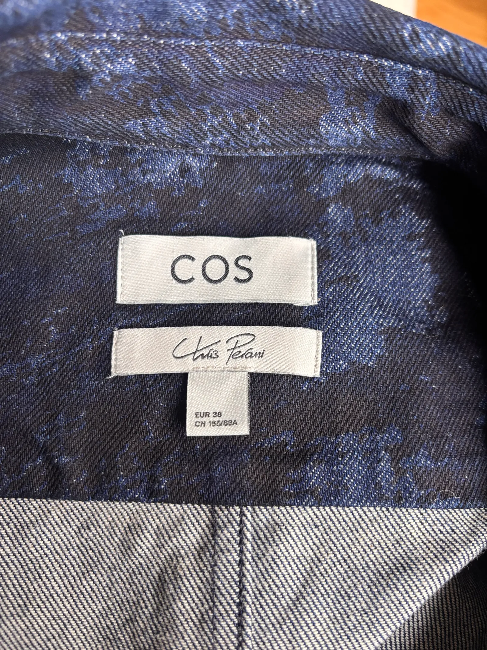 Cos Chris Perani Denimskjorta-skjorta - Image 3