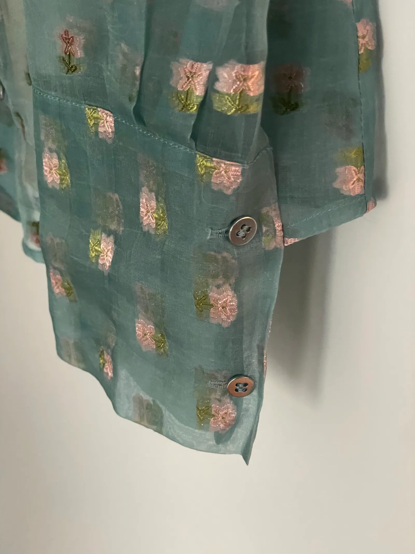 Custommade-sidenblus NWOT - Image 7