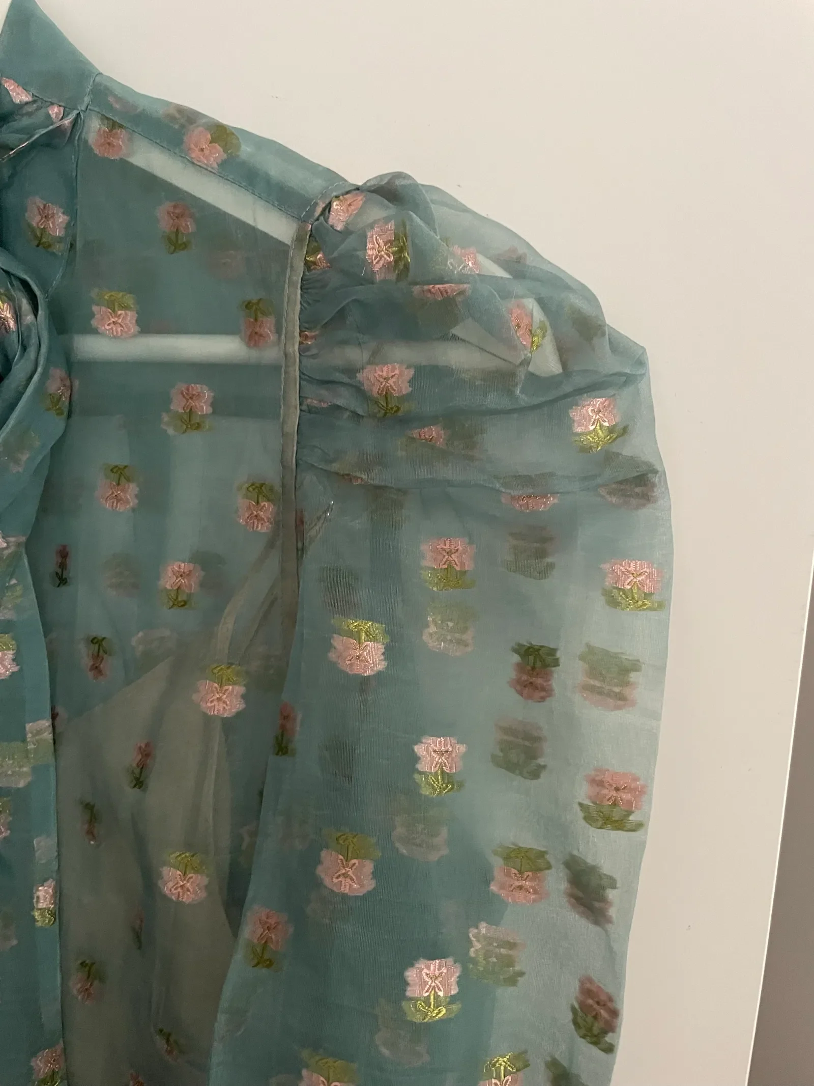 Custommade-sidenblus NWOT - Image 8