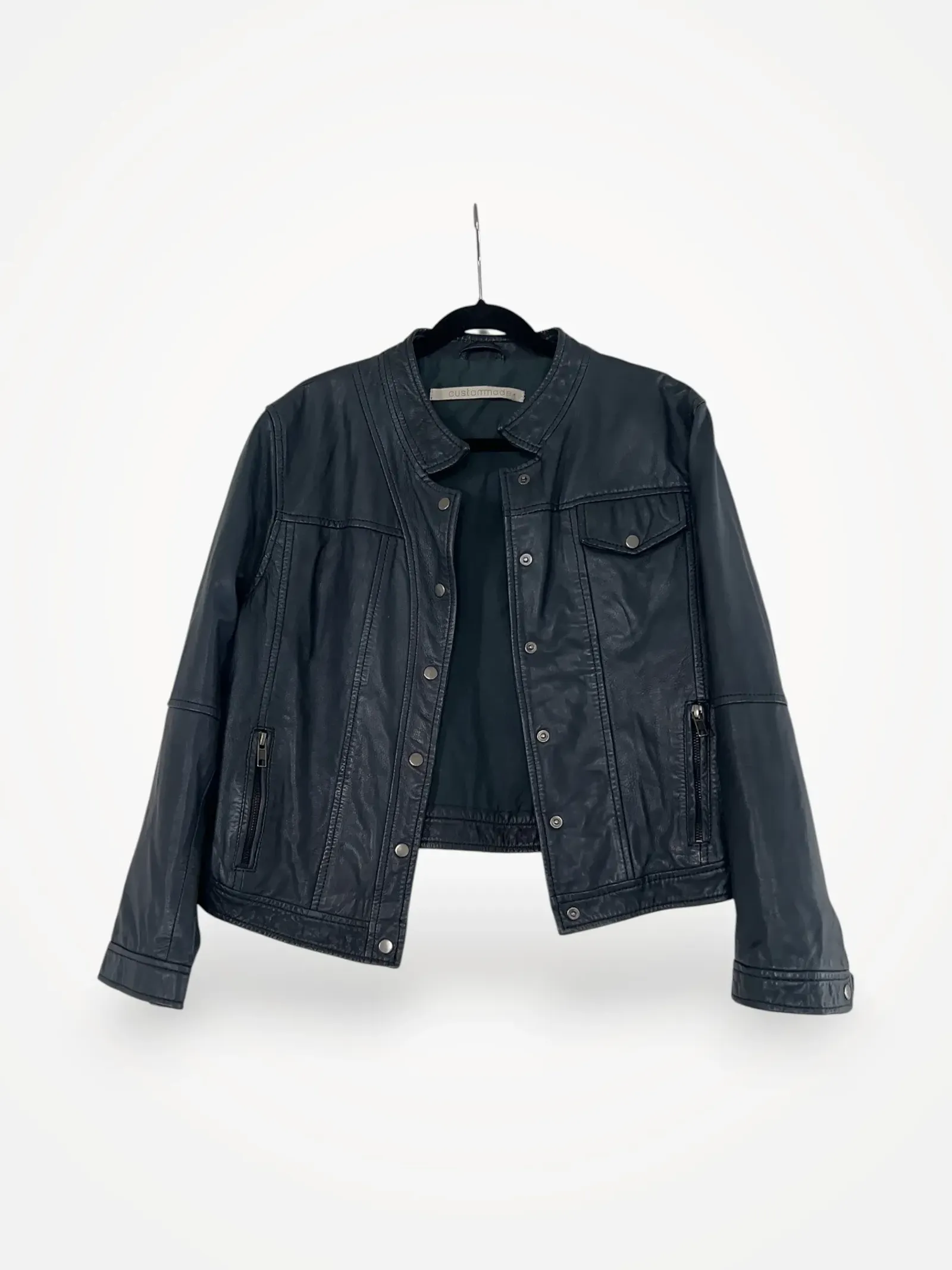 Custommade-skinnjacka NWOT