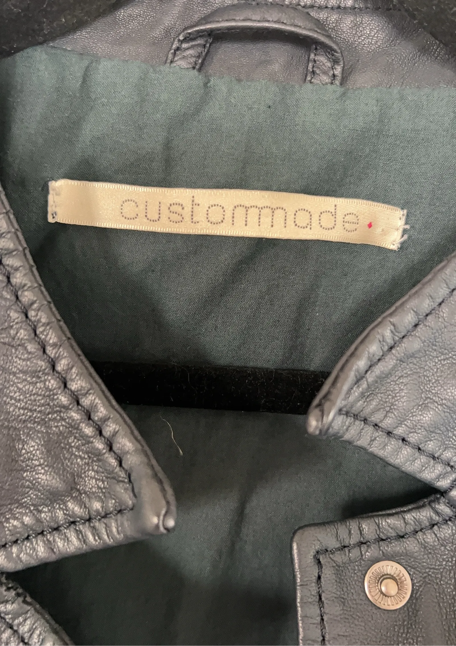 Custommade-skinnjacka NWOT - Image 2