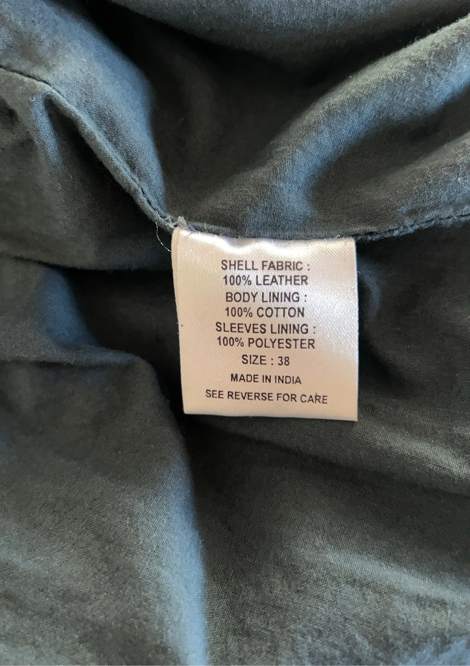 Custommade-skinnjacka NWOT - Image 3